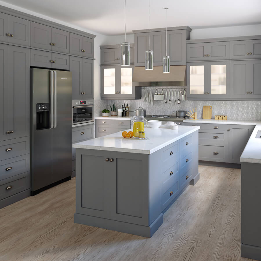 J Collection Assembled Kitchen Cabinets