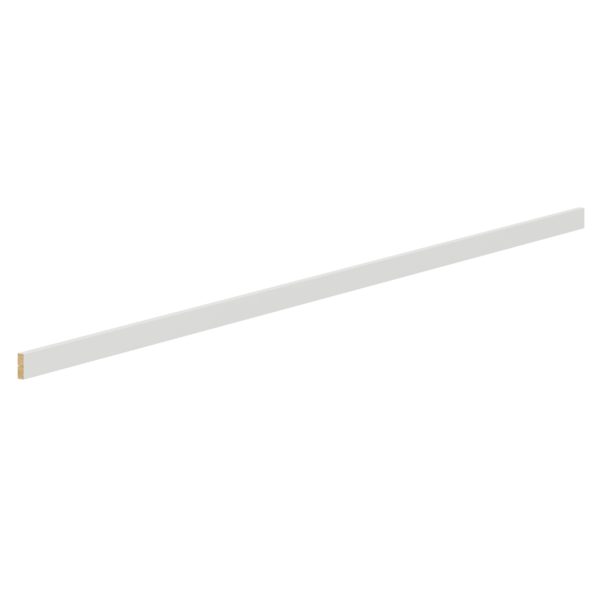 2.36 in. W x 96 in. H x 0.70 in. D Alton Painted White Light Valance Edge Molding
