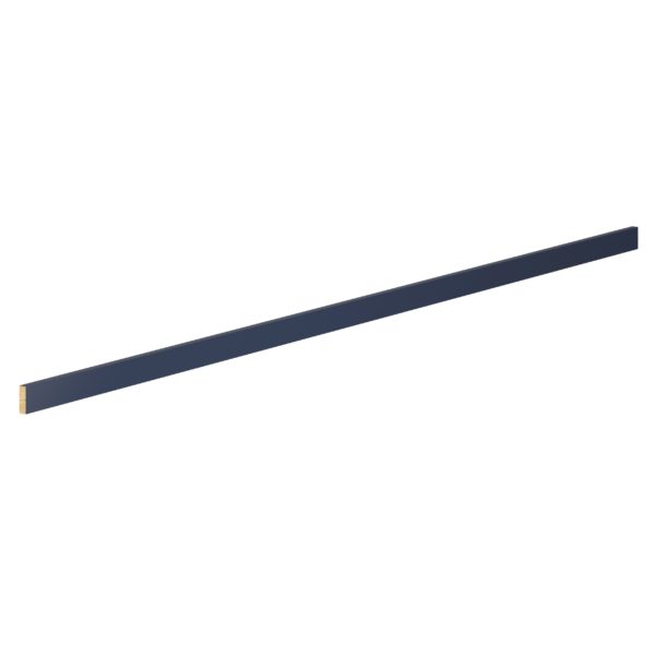 2.36 in. W x 96 in. H x 0.70 in. D Devon Painted Blue Light Valance Edge Molding