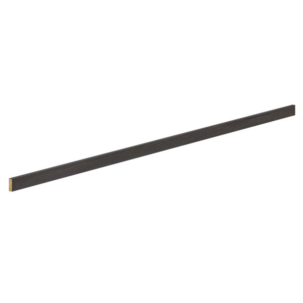 2.36 in. W x 96 in. H x 0.71 in. D Lincoln Chestnut Solid Wood Valance Edge Molding