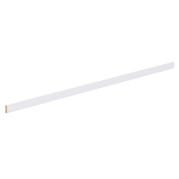 2.36 in. W x 96 in. H x 0.71. D Wallace Warm White Valance Edge Molding