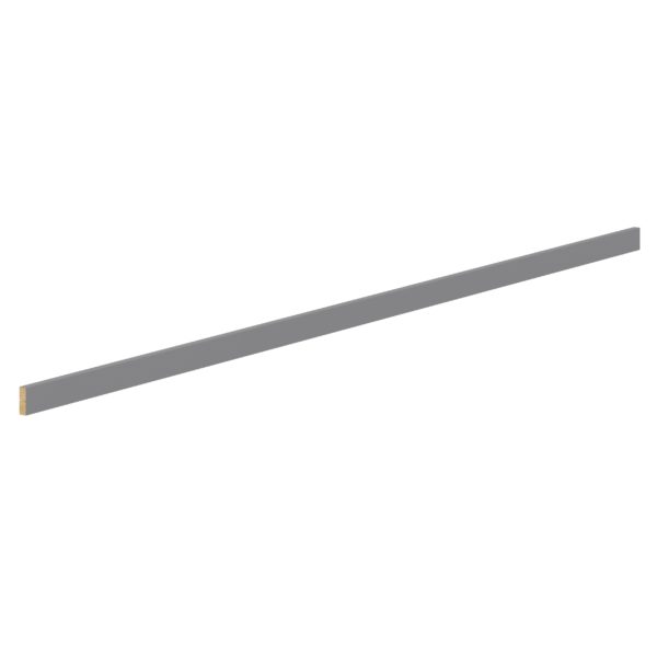 2.36 in. W x 96 in. H x 0.71. D Bristol Slate Gray Valance Edge Molding