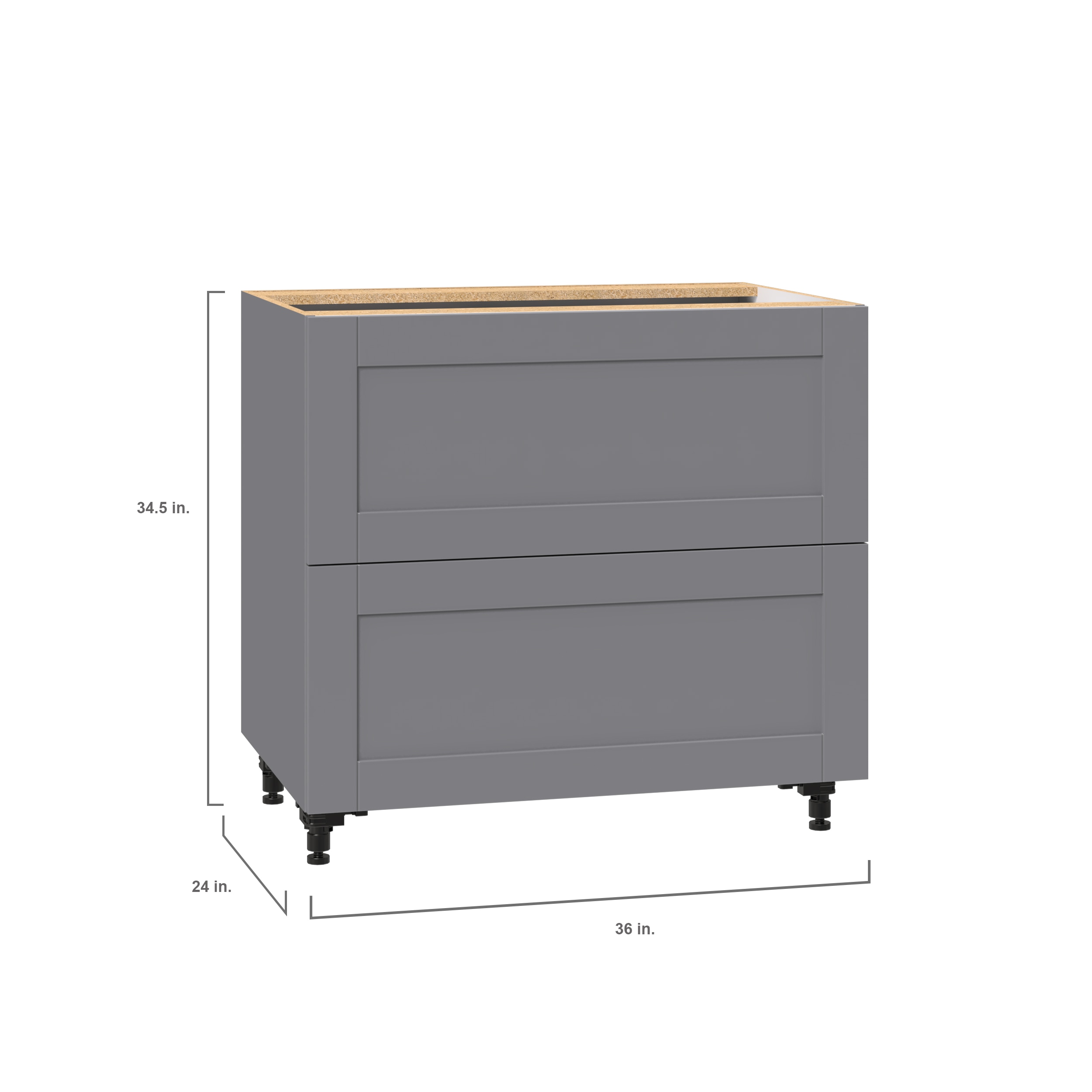 30 base cabinet with 2 drawers and 1 inner drawer - J ...