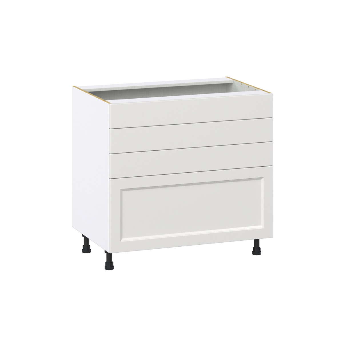 Alton Painted White Shaker Assembled Cooktop Base Kitchen with