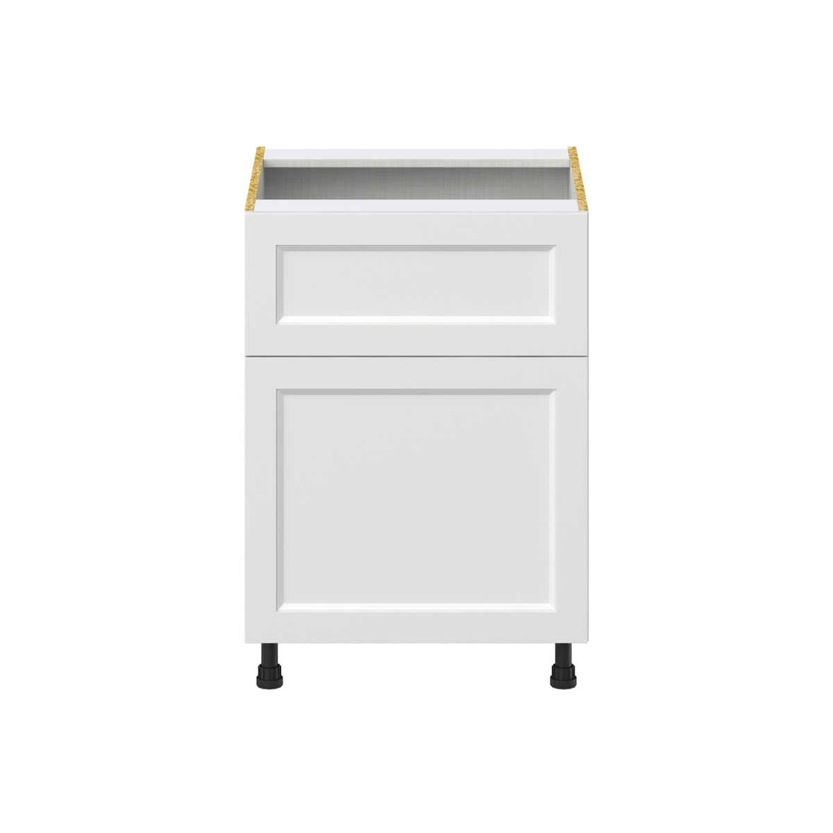 Alton 24 in. W x 24 in. D x 34.5 in. H Painted White Shaker Assembled Base Kitchen Cabinet with a 10 in. Drawer