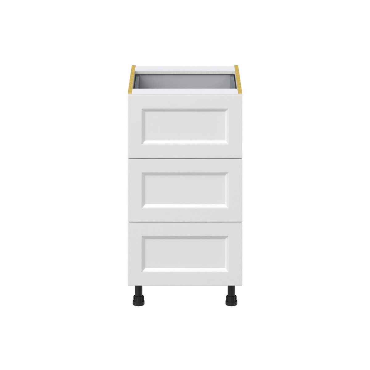 18 in. W x 34.5 in. H x 24 in. D Alton Painted White Shaker Assembled Base Kitchen Cabinet with Inner Drawer