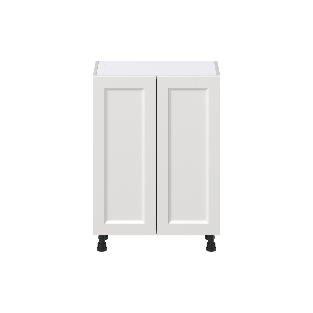24 in. W x 34.5 in. H x 14 in. D Alton Painted White Shaker Assembled Shallow Base Kitchen Cabinet with Drawers