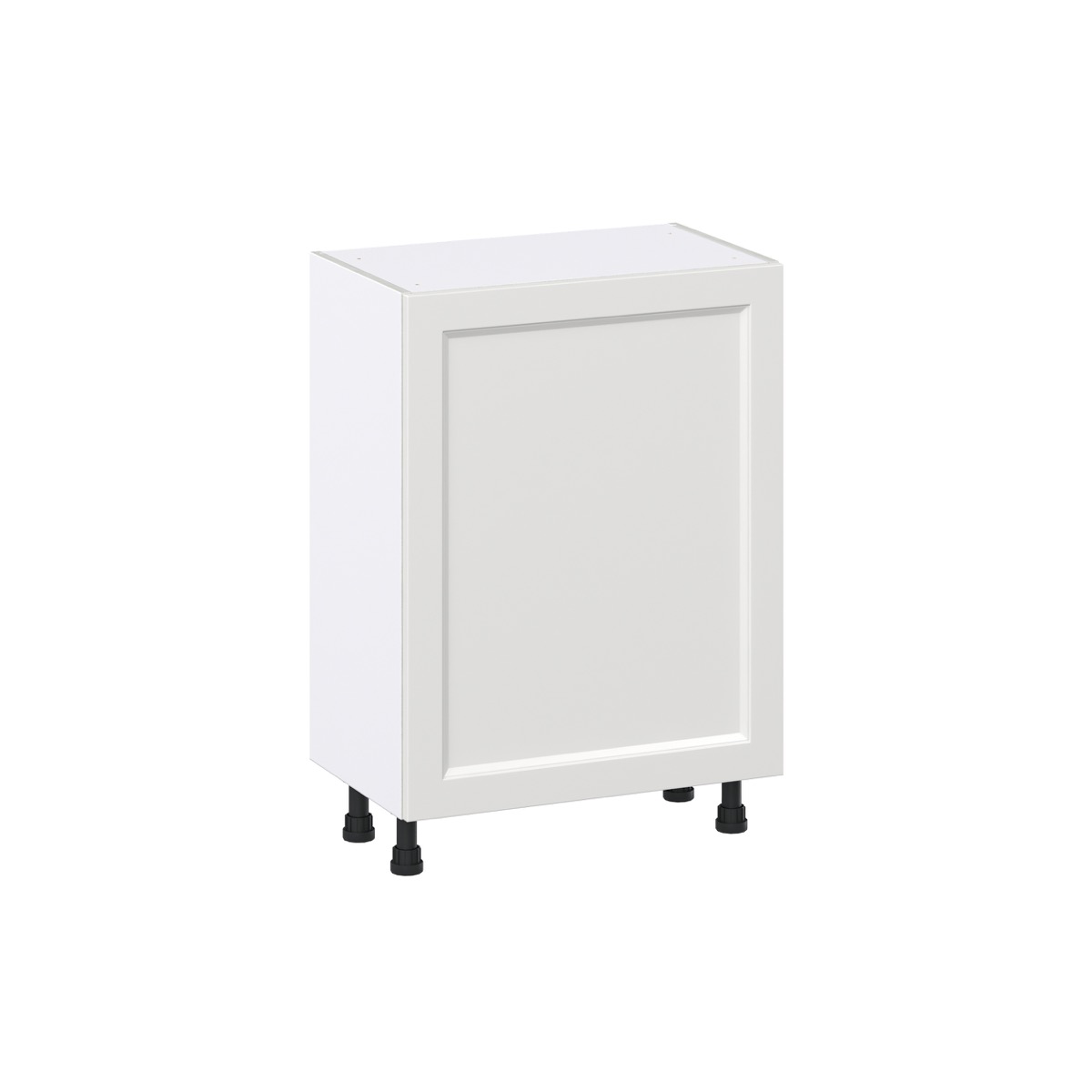 24 in. W x 14 in. D x 34.5 in. H Alton Painted White Shaker Assembled Shallow Base Kitchen Cabinet with Inner Drawers