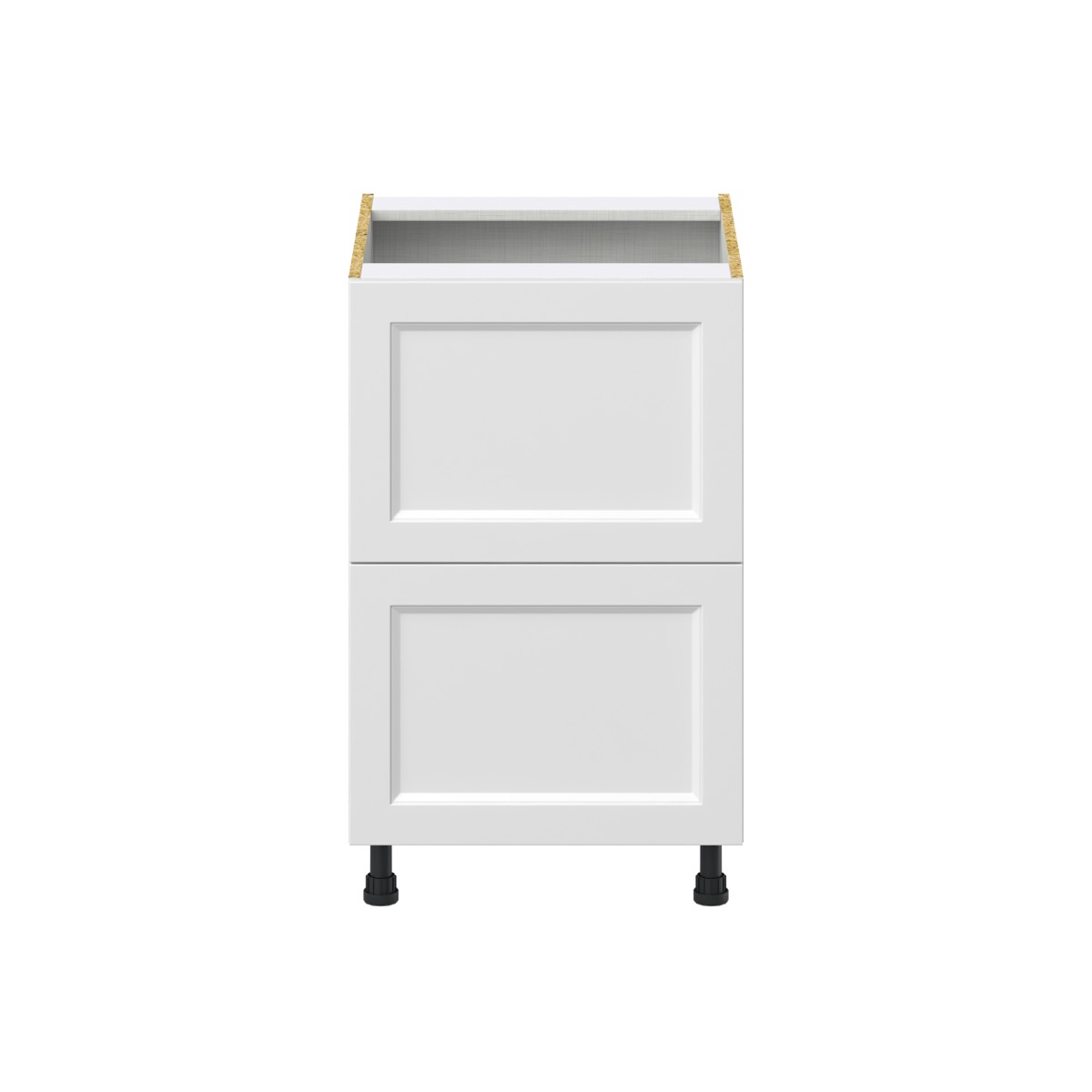33 in. W x 24 in. D x 34.5 in. H Alton Painted in White Shaker Assembled Base Kitchen Cabinet with 3 Drawers