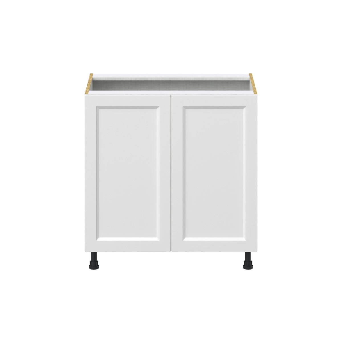 Alton Painted White Recessed Assembled Base Kitchen Cabinet with Full Height Door (33 in. W x 34.5 in. H x 24 in. D)