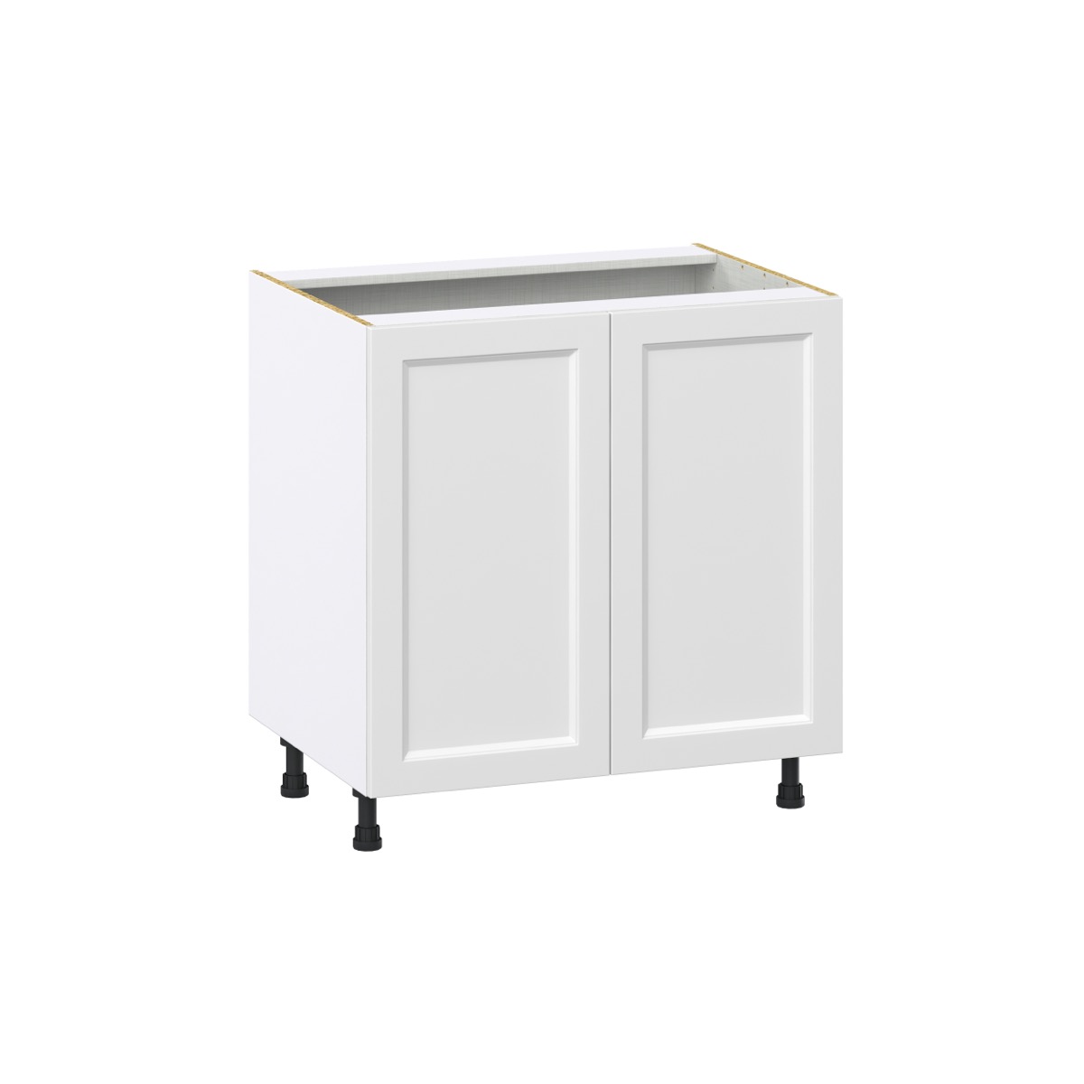 Alton Painted White Recessed Assembled Base Kitchen Cabinet with Full Height Door (33 in. W x 34.5 in. H x 24 in. D)