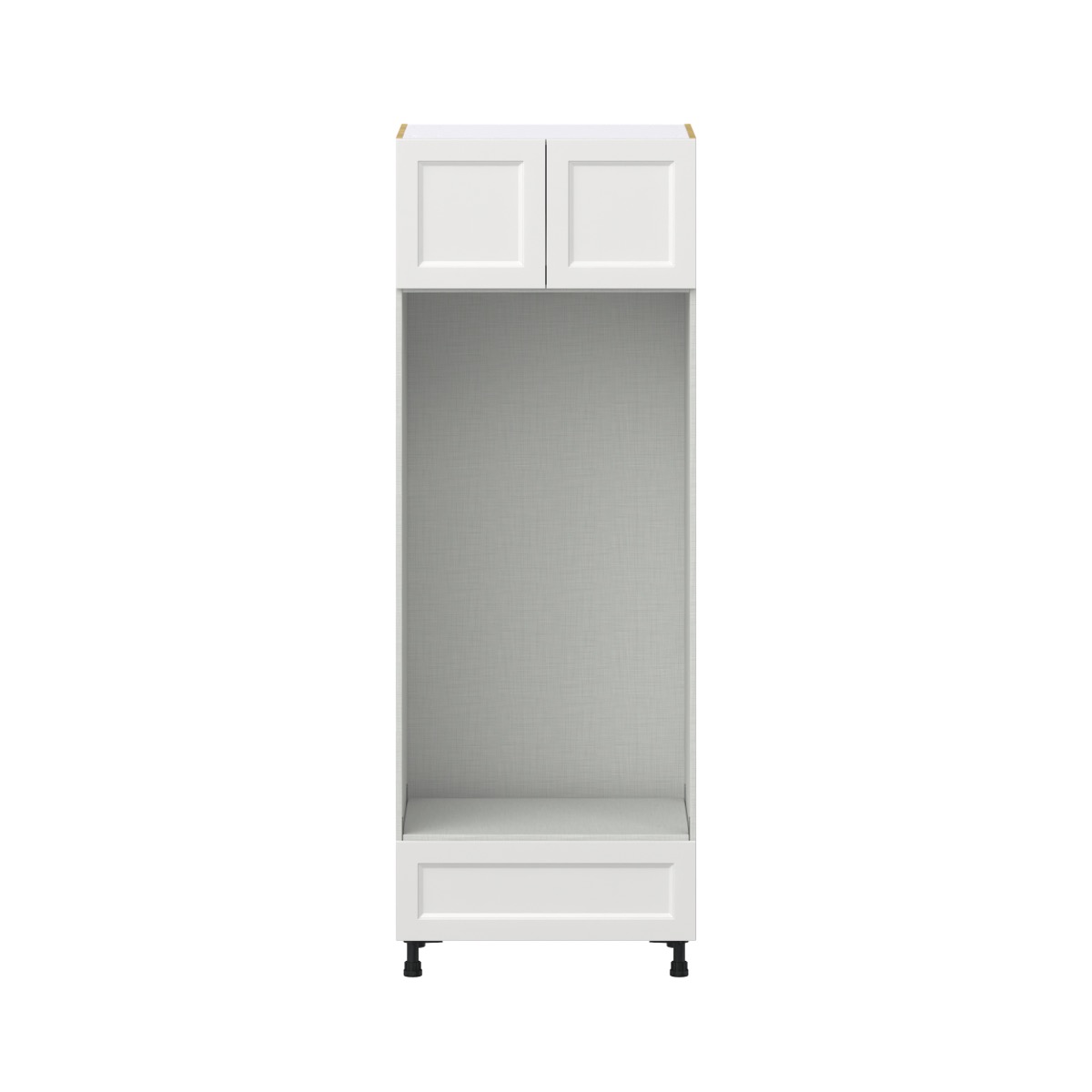 Alton Painted 30 in. W x 84.5 in. H x 24 in.D in White Shaker Assembled Pantry Double Oven Kitchen Cabinet with a Drawer