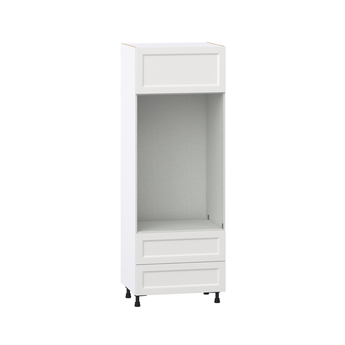 Alton Painted 30 in. W x 84.5 in. H x 24 in. D in White Shaker Assembled Pantry Oven Kitchen Cabinet with Drawers