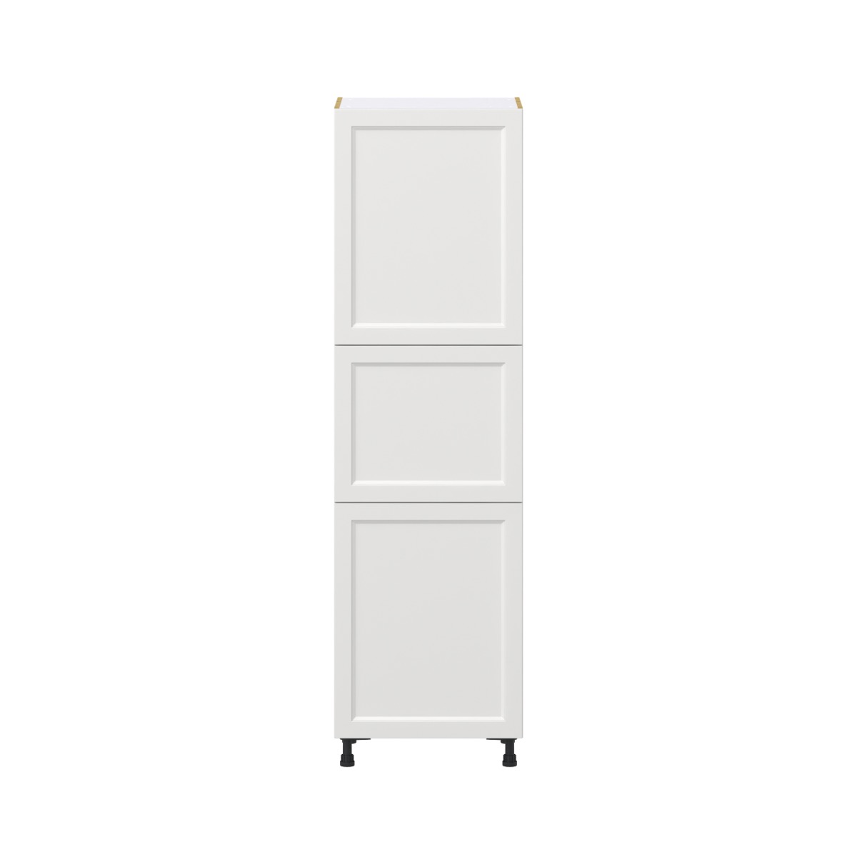 Alton Painted White Recessed Assembled Pantry Kitchen Cabinet with 4-Shelves (24 in. W x 84.5 in. H x 24 in. D)