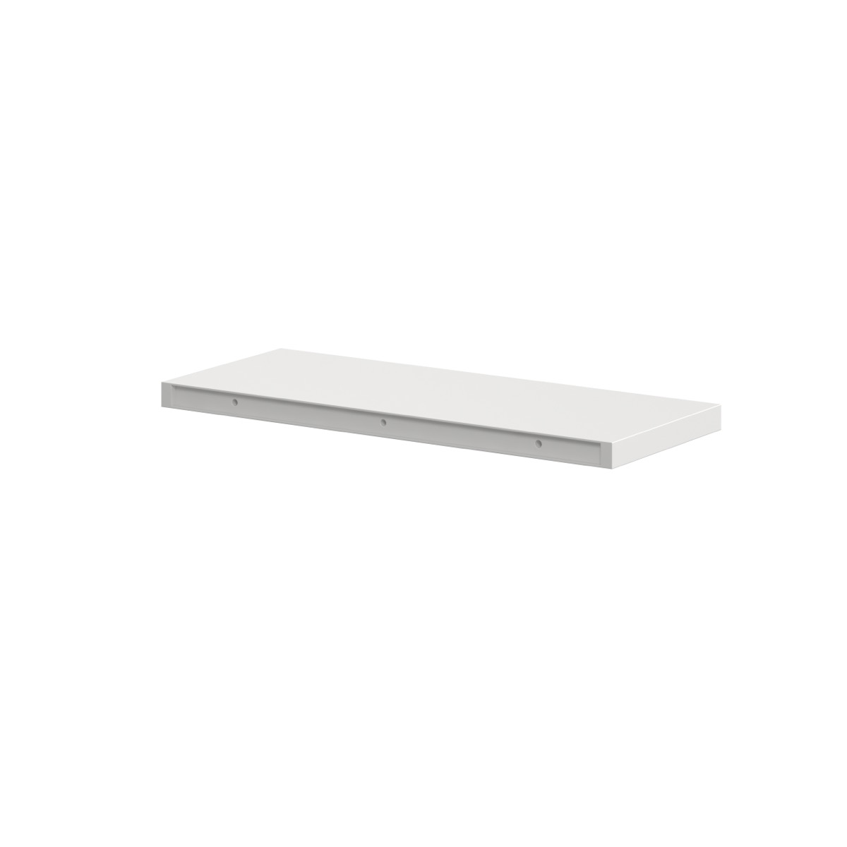 J COLLECTION 30 in. W X 1.5 in. H X 12 in. D in Bright White to Assemble Floating Shelf with Mounting Bracket
