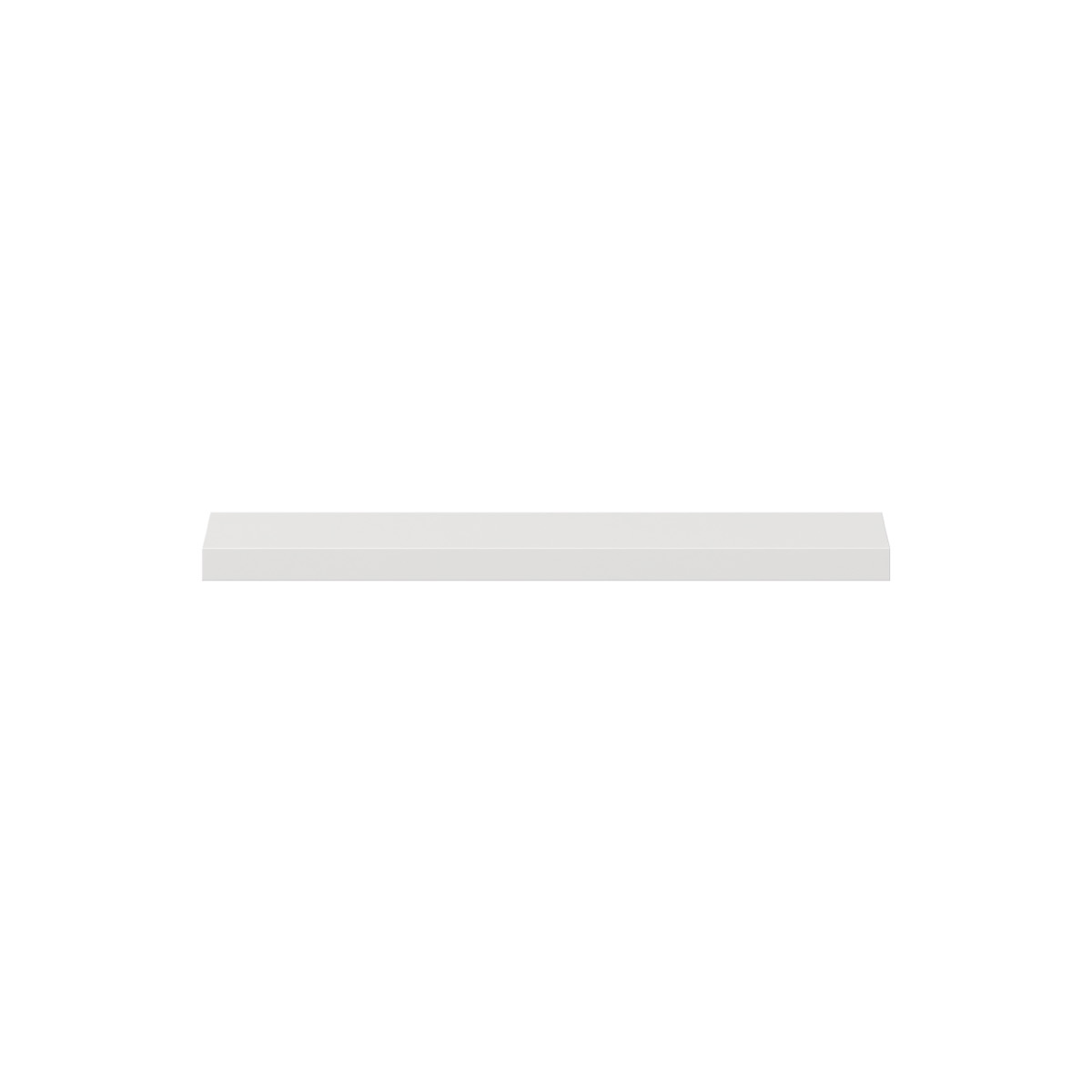 J COLLECTION 30 in. W X 1.5 in. H X 12 in. D in Bright White to Assemble Floating Shelf with Mounting Bracket