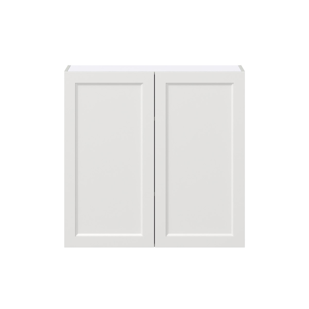 Alton Painted White Recessed Assembled Wall Kitchen Cabinet with 2 Full Height Doors (36 in. W x 35 in. H x 14 in. D)