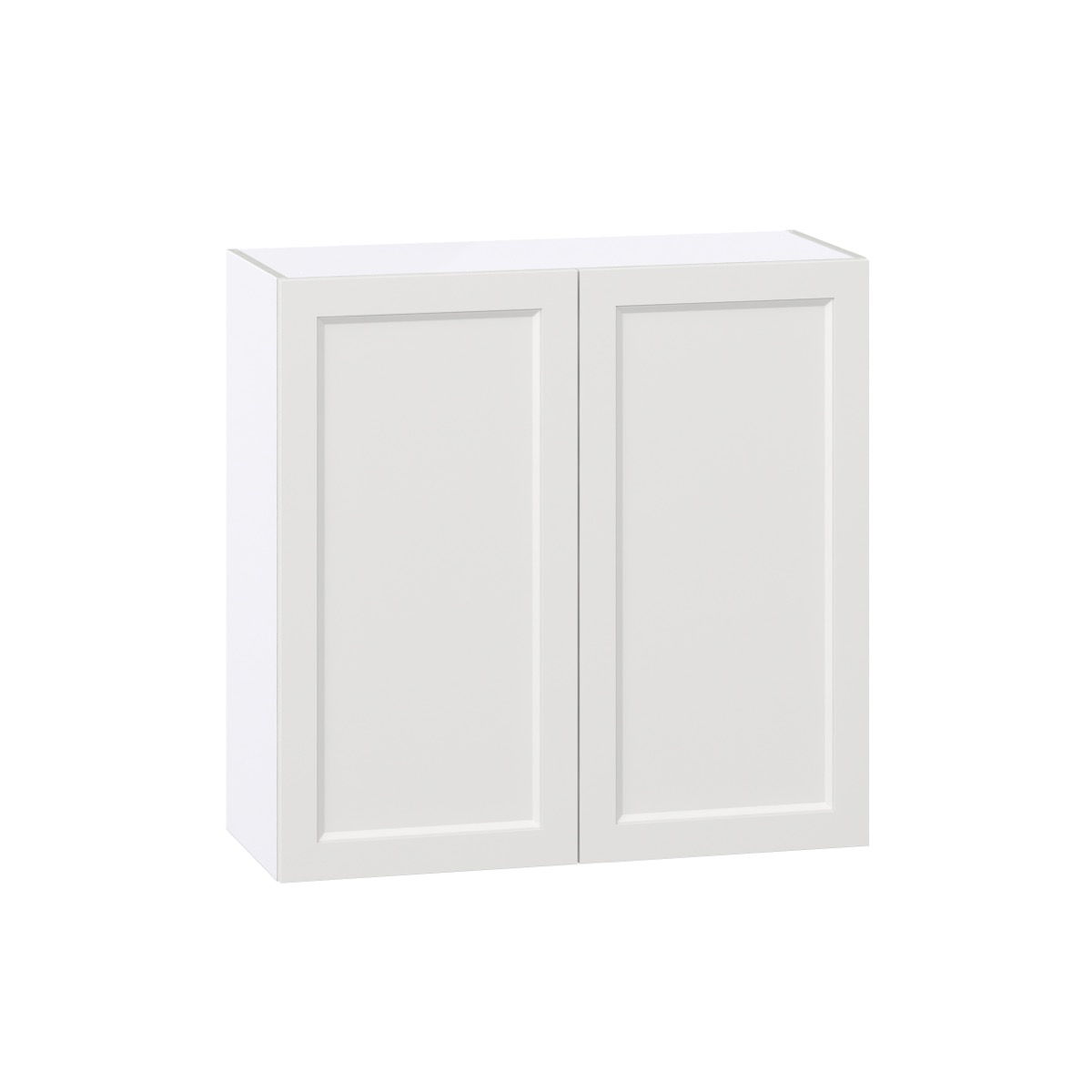 Alton Painted White Recessed Assembled Wall Kitchen Cabinet with 2 Full Height Doors (36 in. W x 35 in. H x 14 in. D)