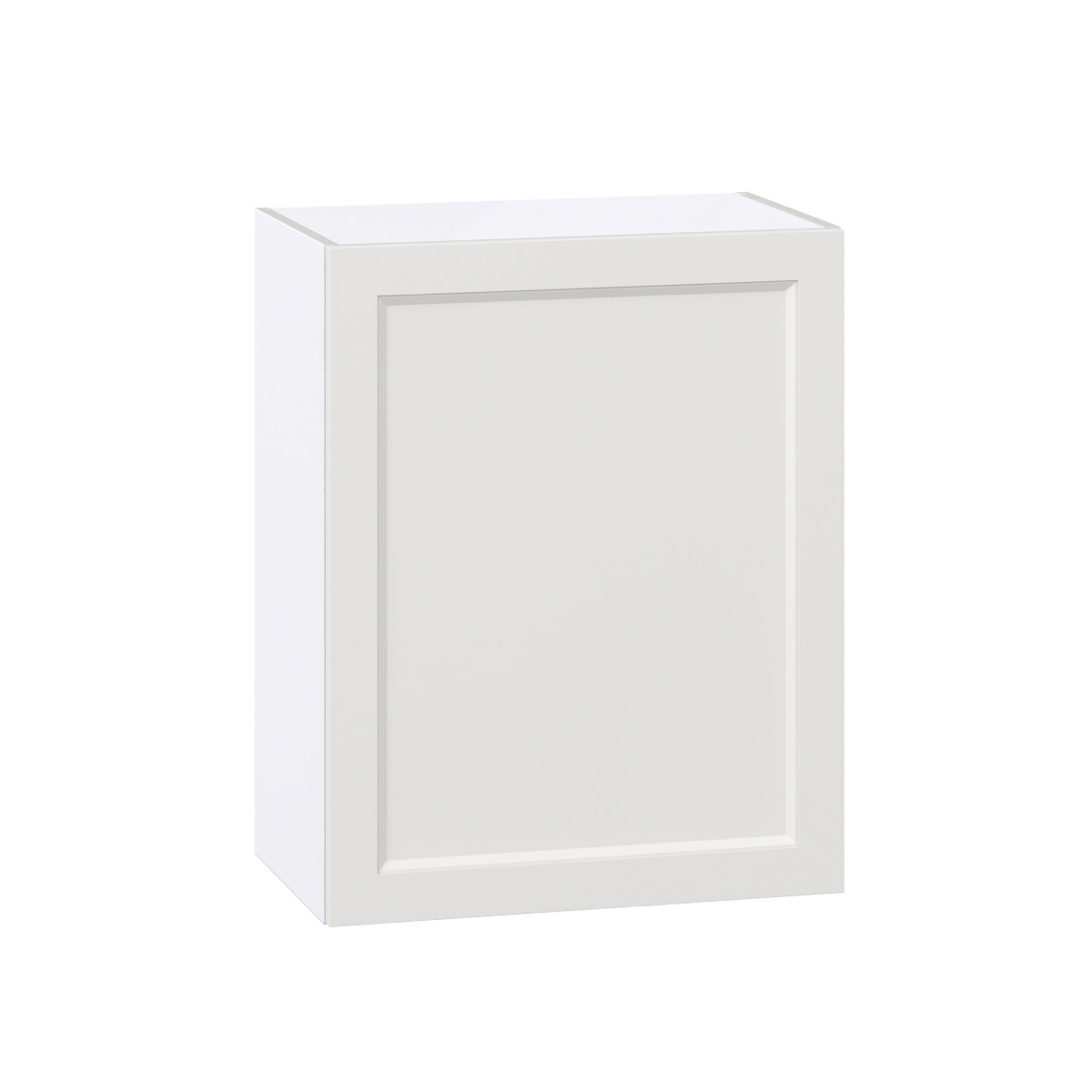 Alton Painted White Recessed Assembled Wall Kitchen Cabinet with Full Height Door (24 in. W x 30 in. H x 14 in. D)