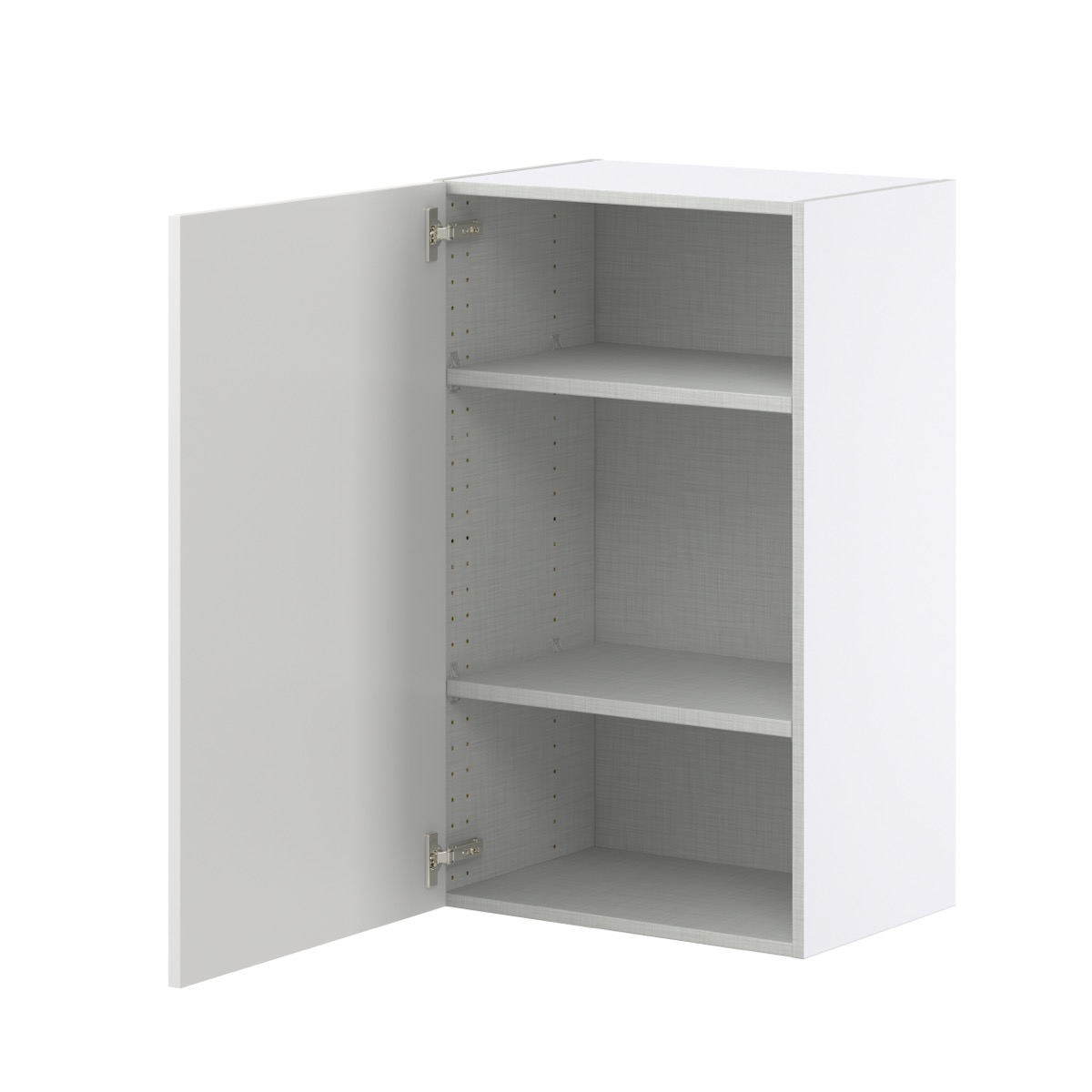 Alton Painted White Recessed Assembled Wall Kitchen Cabinet with Full Height Door (21 in. W x 35 in. H x 14 in. D)