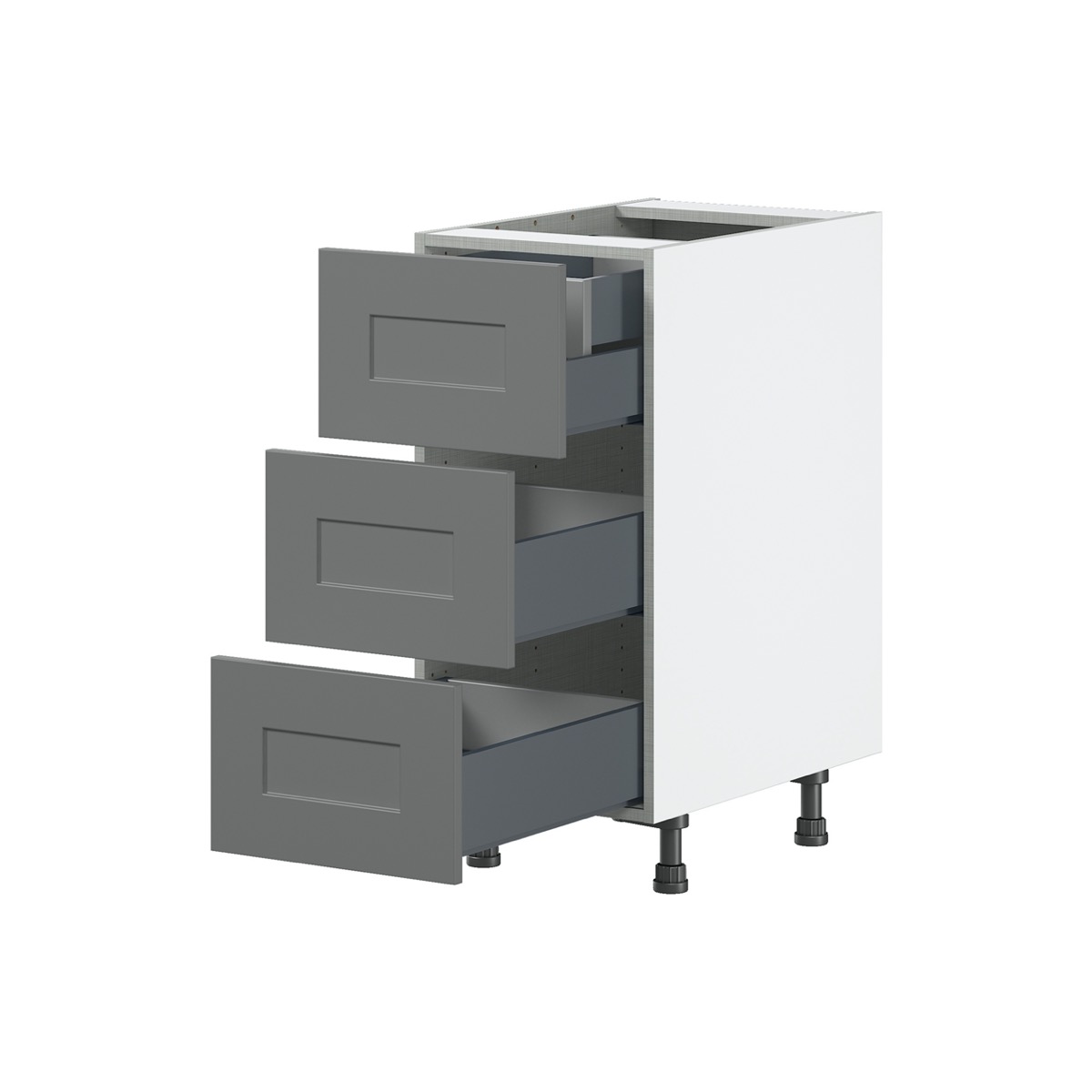 Bristol Base with 3 Drawers, 1 Inner Drawer (15" W X 34.5" H X 24" D) J Collection
