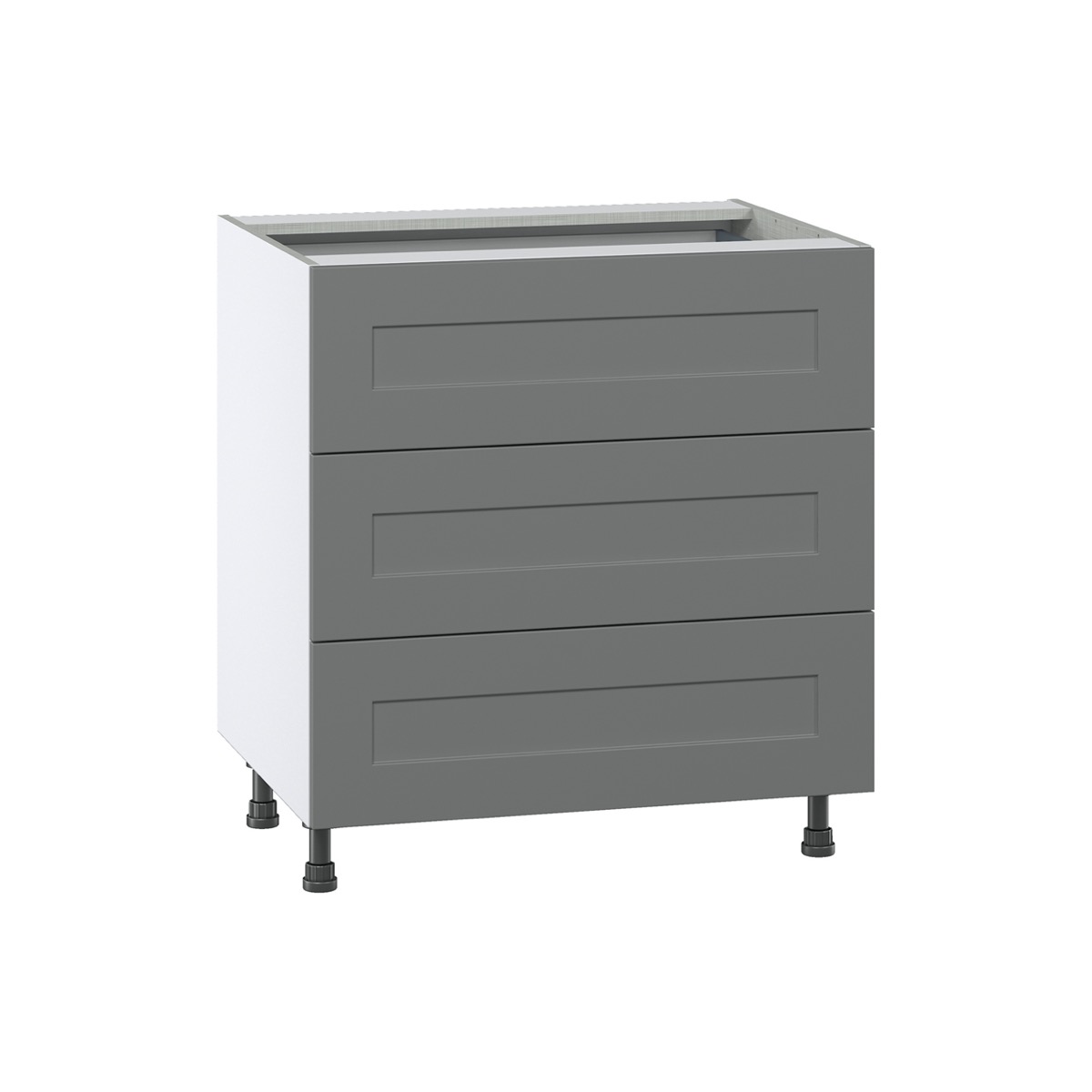 Bristol Base with 3 Drawers, 1 Inner Drawer (30" W X 34.5" H X 24" D) J Collection