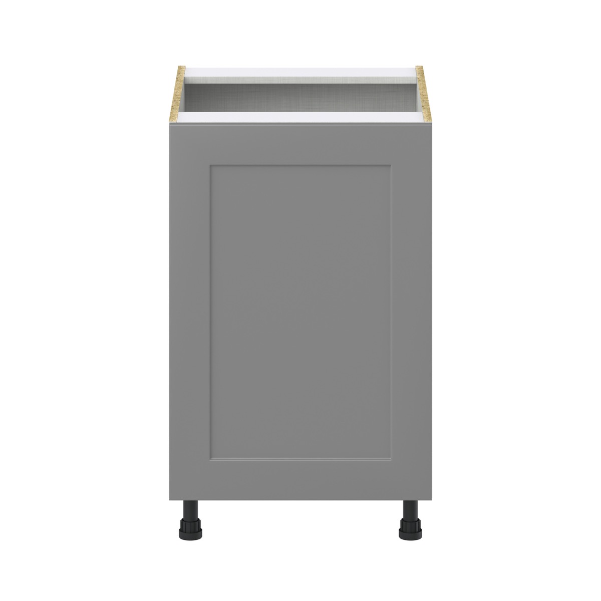 Bristol Painted 21 in. W x 34.5 in. H x 24 in. D Slate Gray Shaker Assembled Base Kitchen Cabinet with 3 Inner Drawers