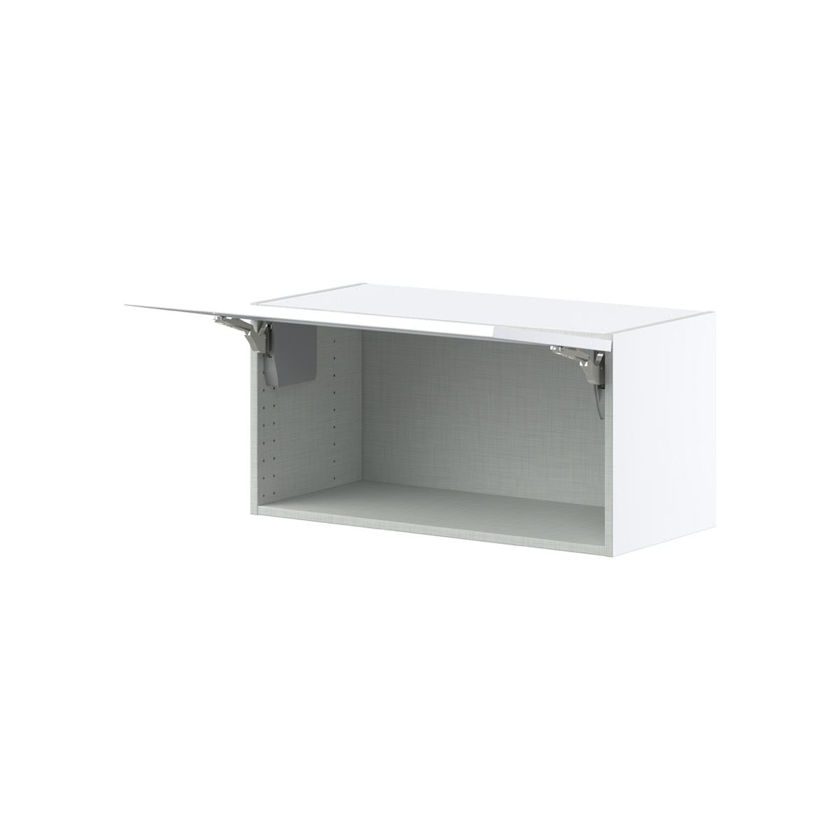 J COLLECTION Bright White Shaker Assembled Wall Kitchen Cabinet with Glass Door (15 in. W x 30 in. H x 14 in. D)