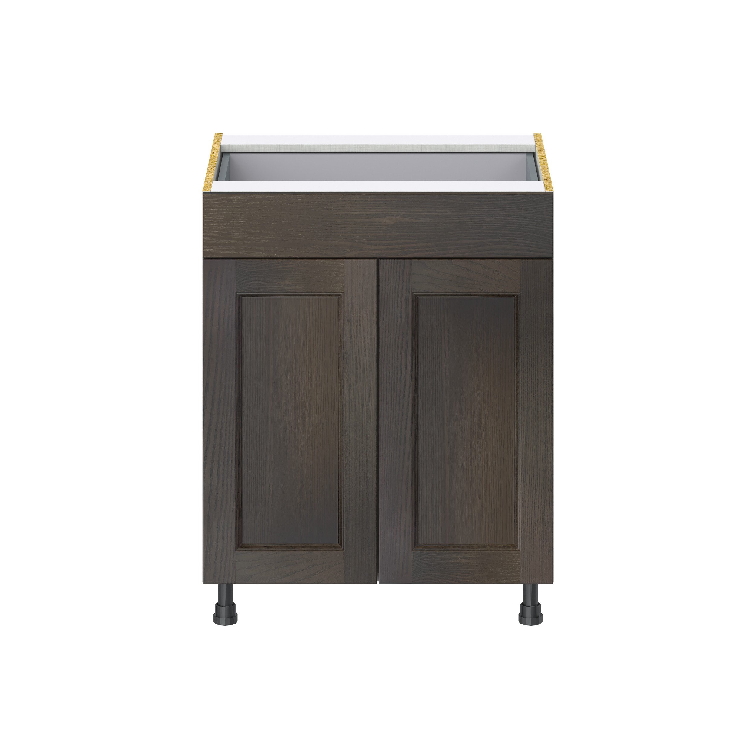 Lincoln Chestnut Solid Wood Assembled Base Kitchen Cabinet with a Drawer (27 in. W X 34.5 in. H X 24 in. D)