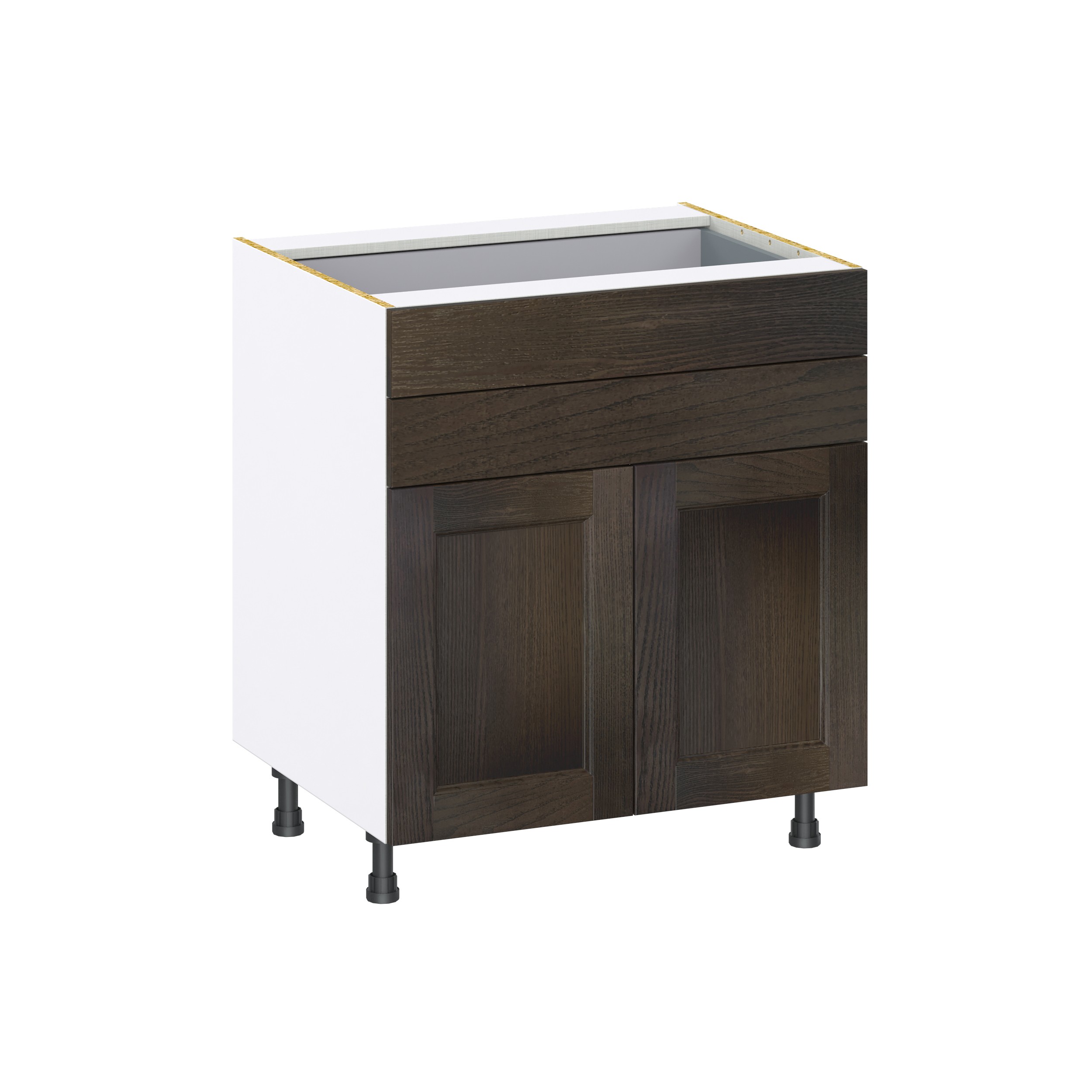 Lincoln Chestnut Solid Wood Assembled Base Kitchen Cabinet with 2-5 in. Drawers (30 in. W x 34.5 in. H x 24 in. D)