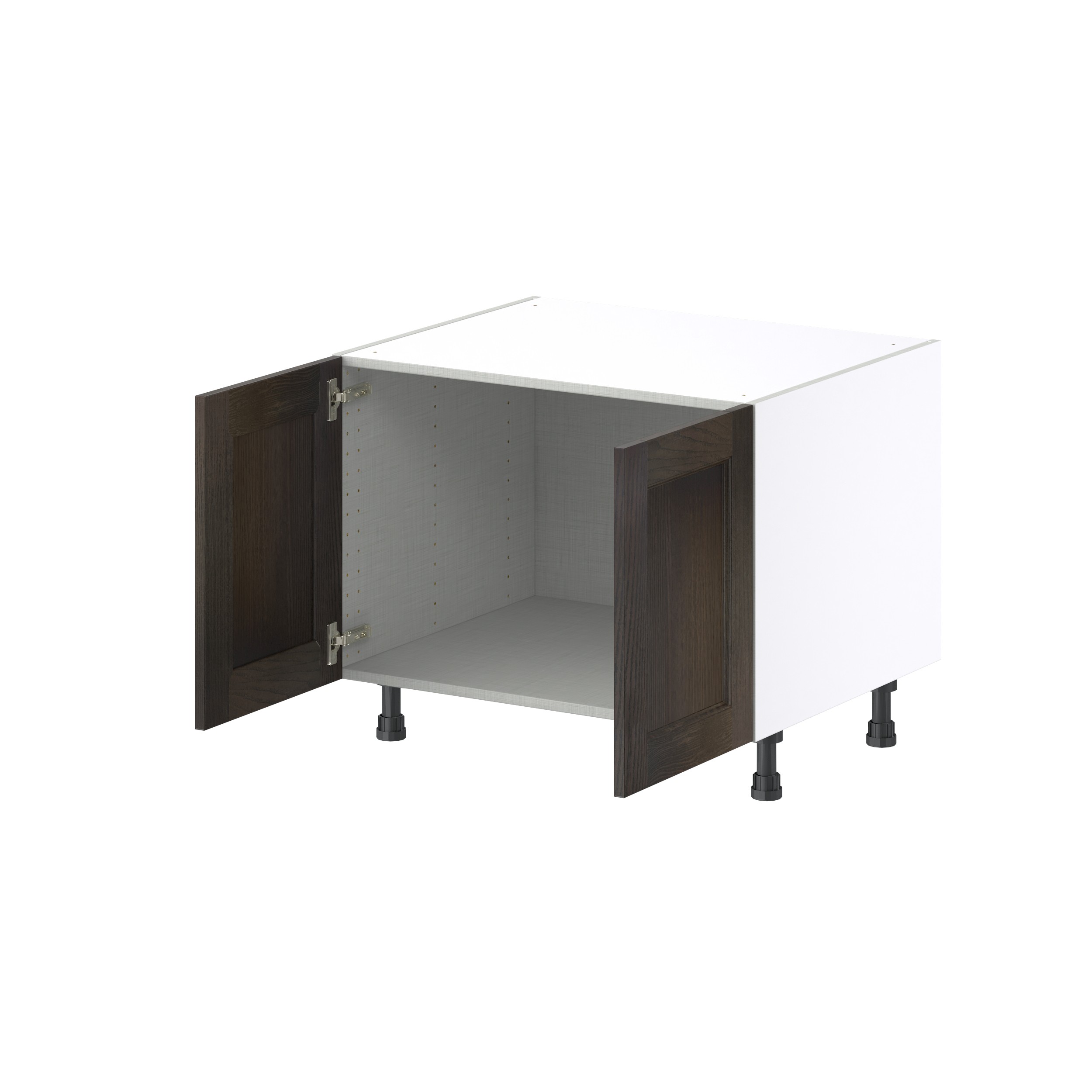 Lincoln Chestnut Solid Wood Assembled Apron Front Sink Base Kitchen Cabinet (30 in. W x 24.5 in. H x 24 in. D)