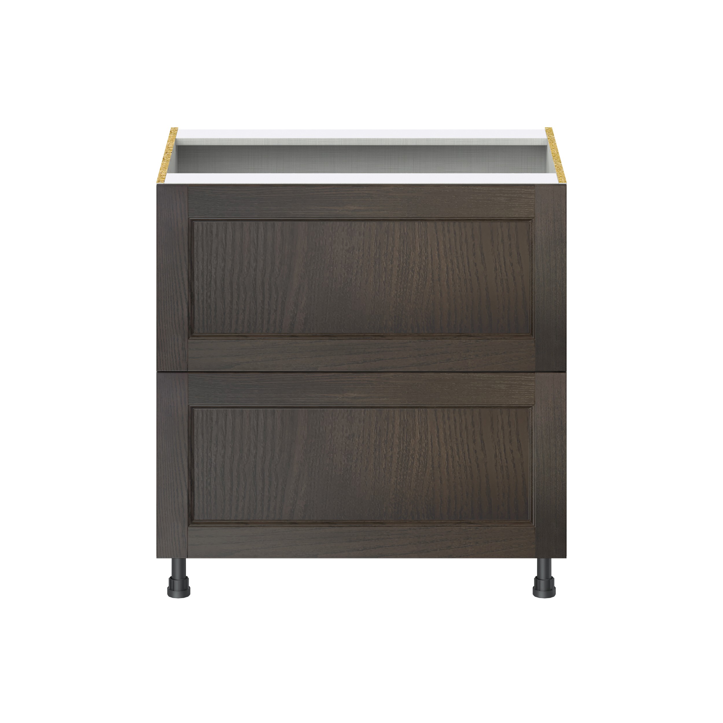 Lincoln Chestnut Solid Wood Assembled Base Kitchen Cabinet with 2 Drawers (33 in. W X 34.5 in. H X 24 in. D)