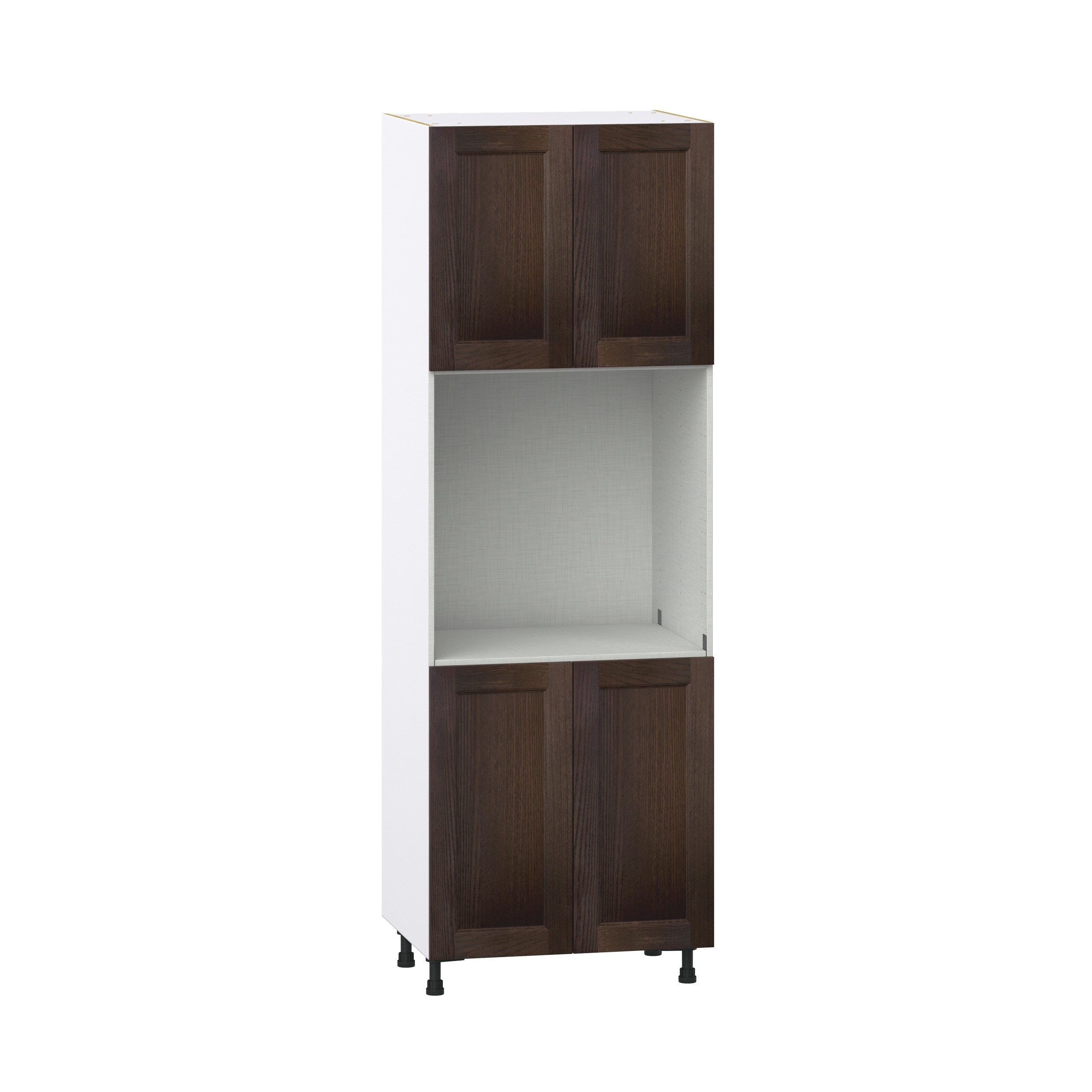 Lincoln Chestnut Solid Wood Assembled Pantry Single Oven Kitchen Cabinet (30 in. W x 89.5 in. H x 24 in. D)