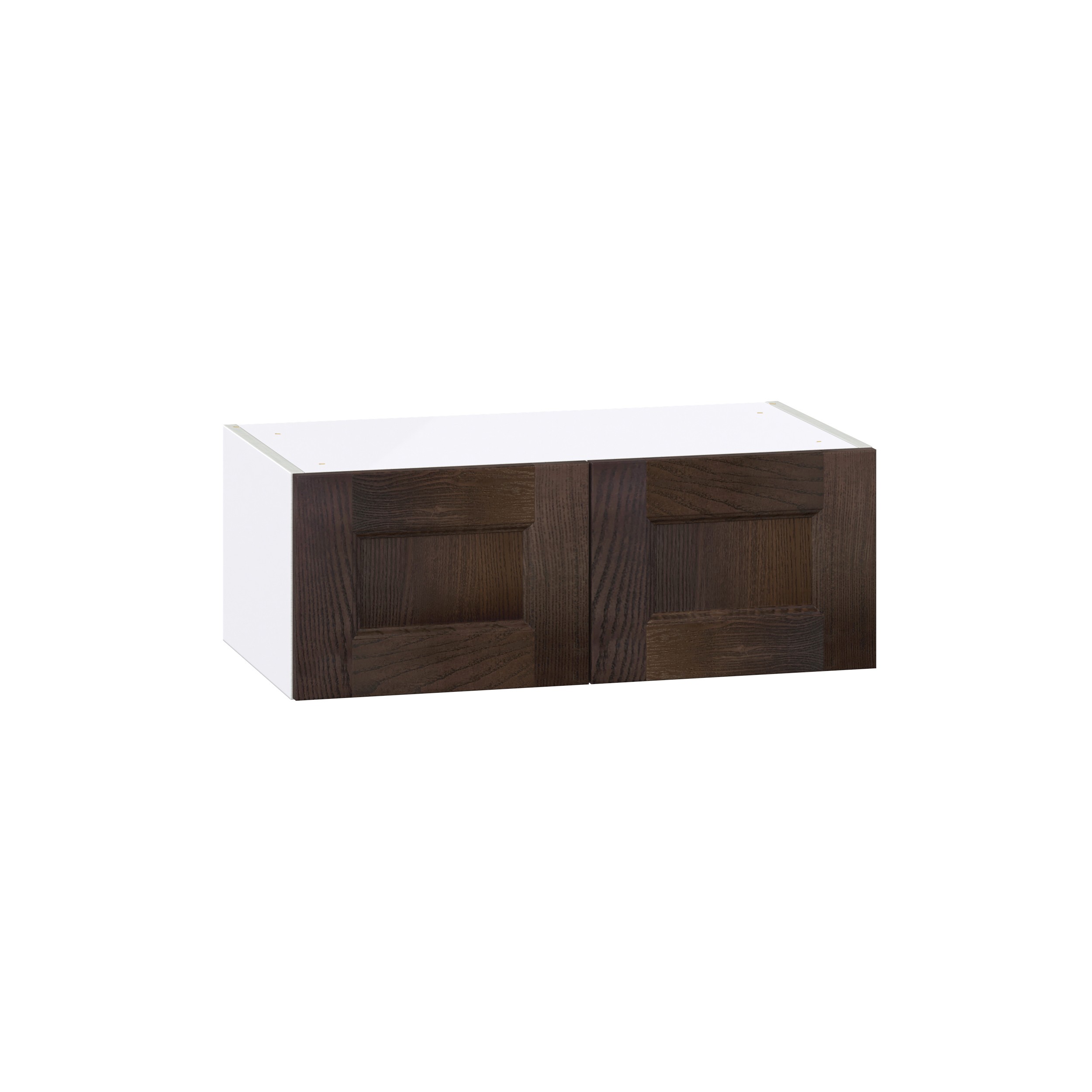 Lincoln Chestnut Solid Wood Assembled Wall Bridge Kitchen Cabinet (27 in. W X 10 in. H X 14 in. D)