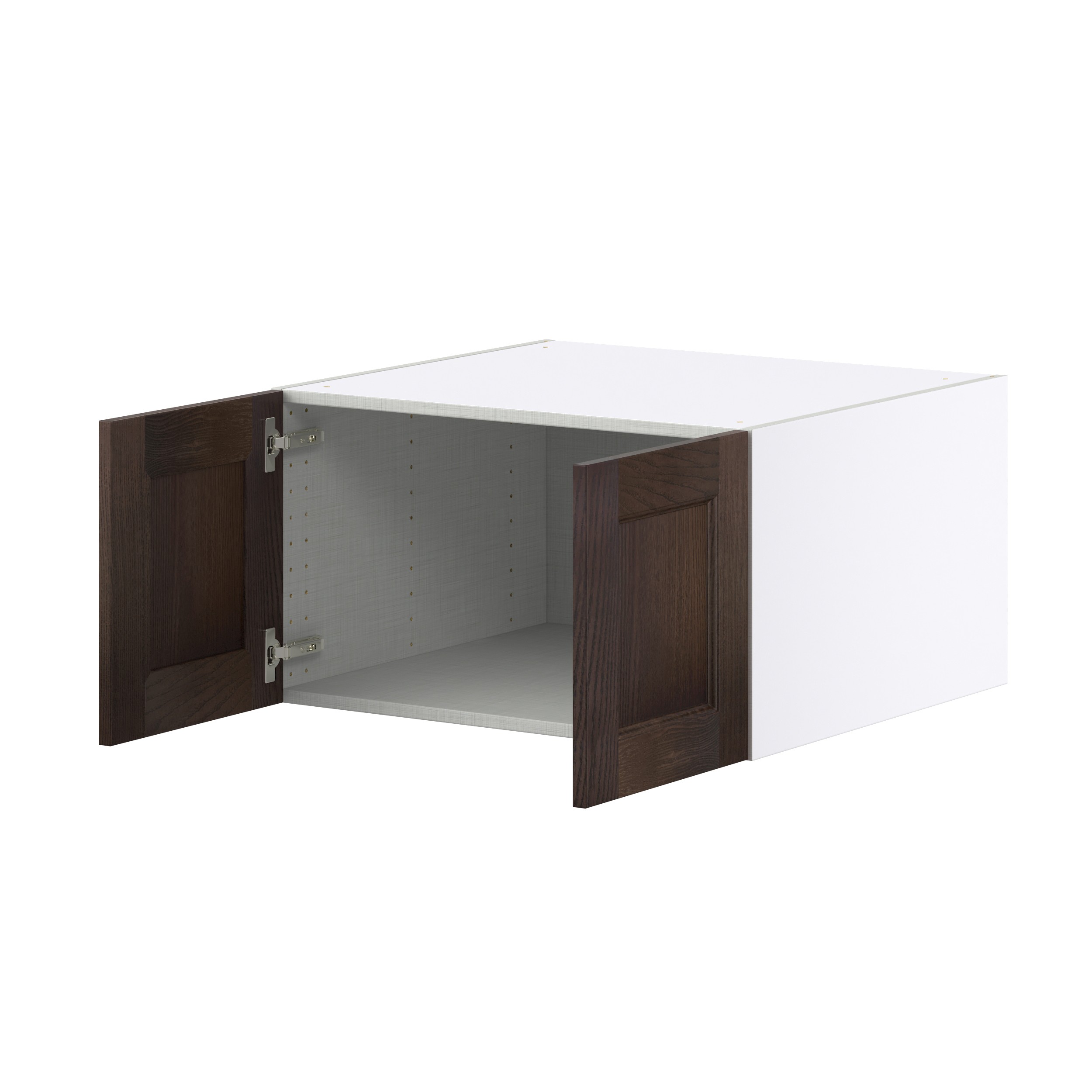 Lincoln Chestnut Solid Wood Assembled Deep Wall Bridge Kitchen Cabinet (27 in. W X 15 in. H X 24 in. D)