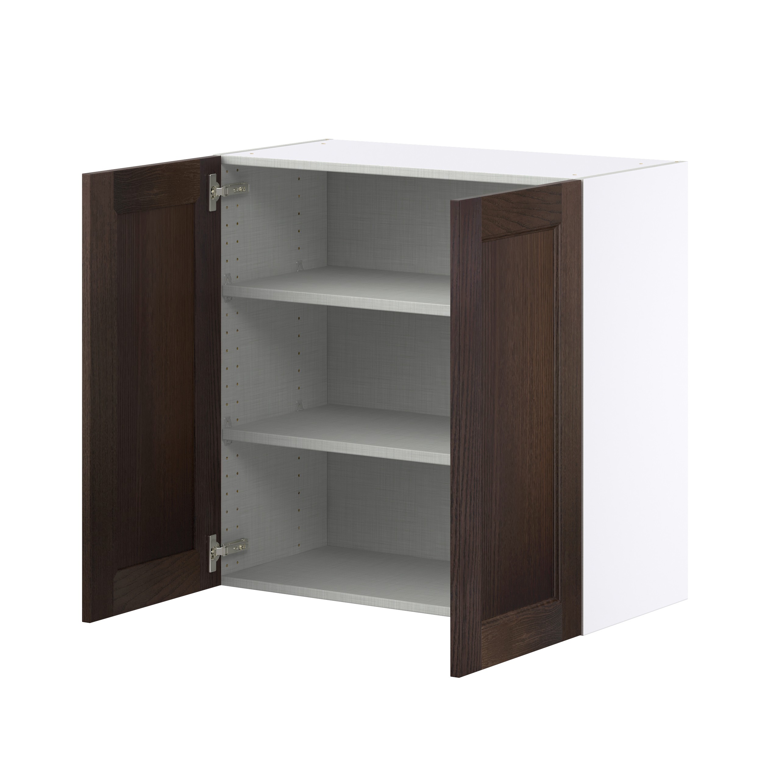 Lincoln Chestnut Solid Wood Assembled Wall Kitchen Cabinet with Full Height Door (30 in. W x 30 in. H x 14 in. D)