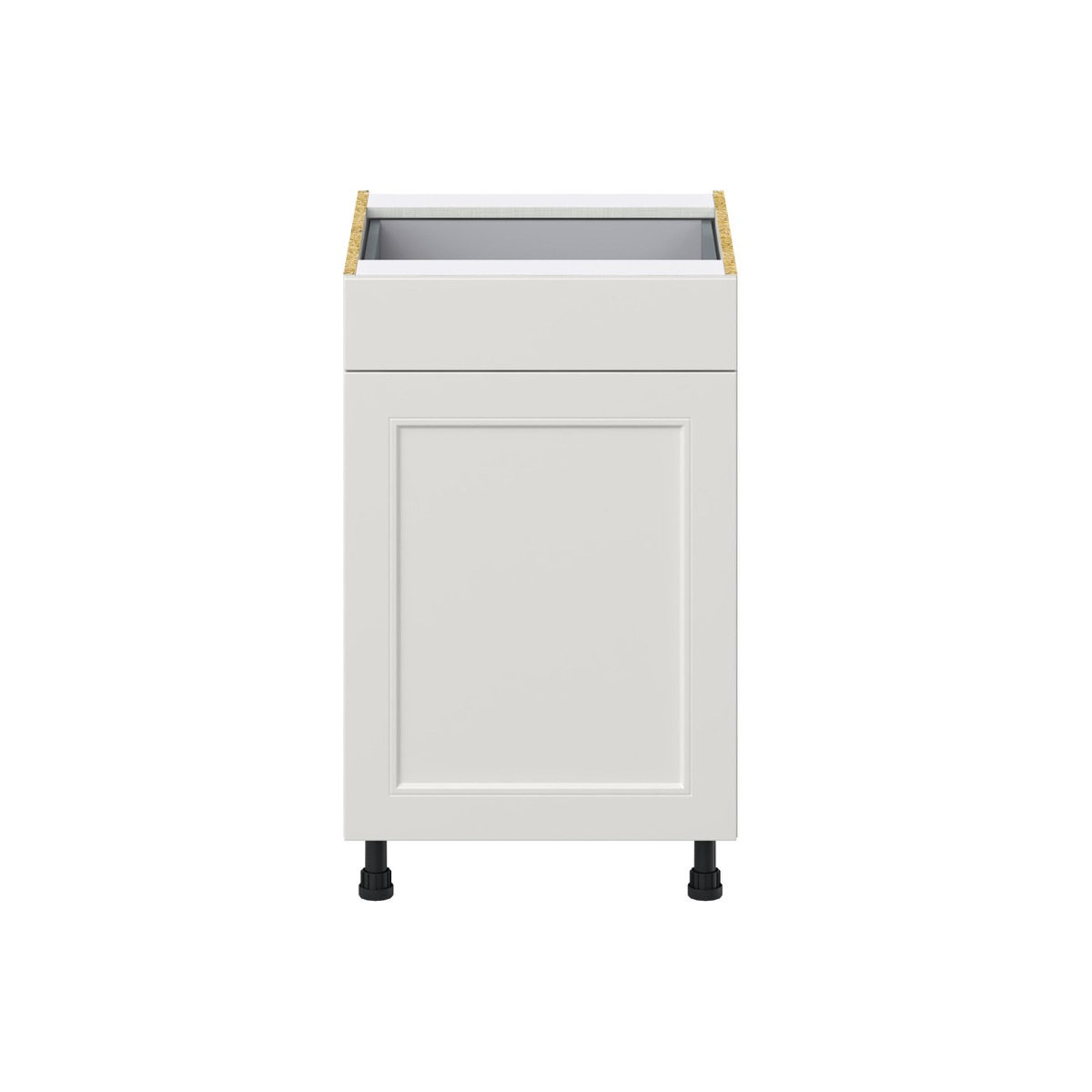 Littleton 21 in. W x 24 in. D x 34.5 in. H Painted Gray Shaker Assembled Base Kitchen Cabinet with a Drawer