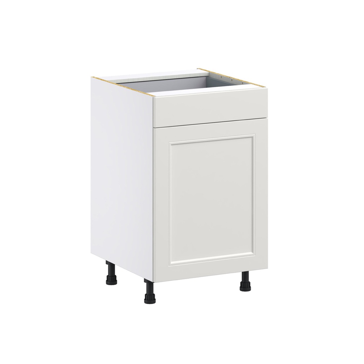 Littleton 21 in. W x 24 in. D x 34.5 in. H Painted Gray Shaker Assembled Base Kitchen Cabinet with a Drawer