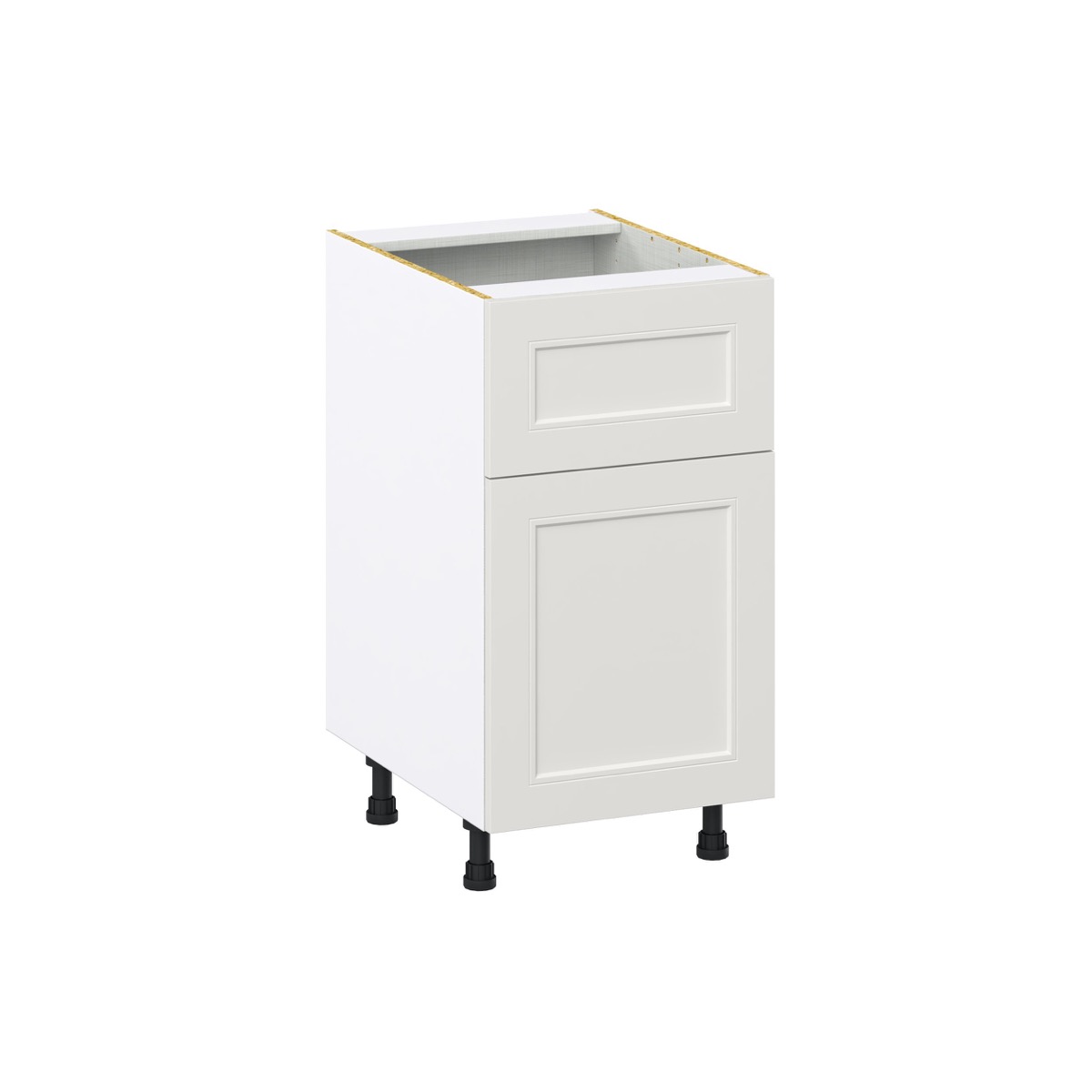 Littleton 18 in. W x 24 in. D x 34.5 in. H Painted Gray Shaker Assembled Base Kitchen Cabinet with a 10 in. Drawer