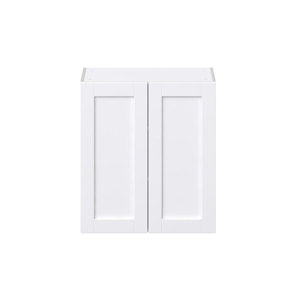 Mancos Bright White Shaker Assembled Wall Kitchen Cabinet (27 in. W X 30 in. H X 14 in. D)