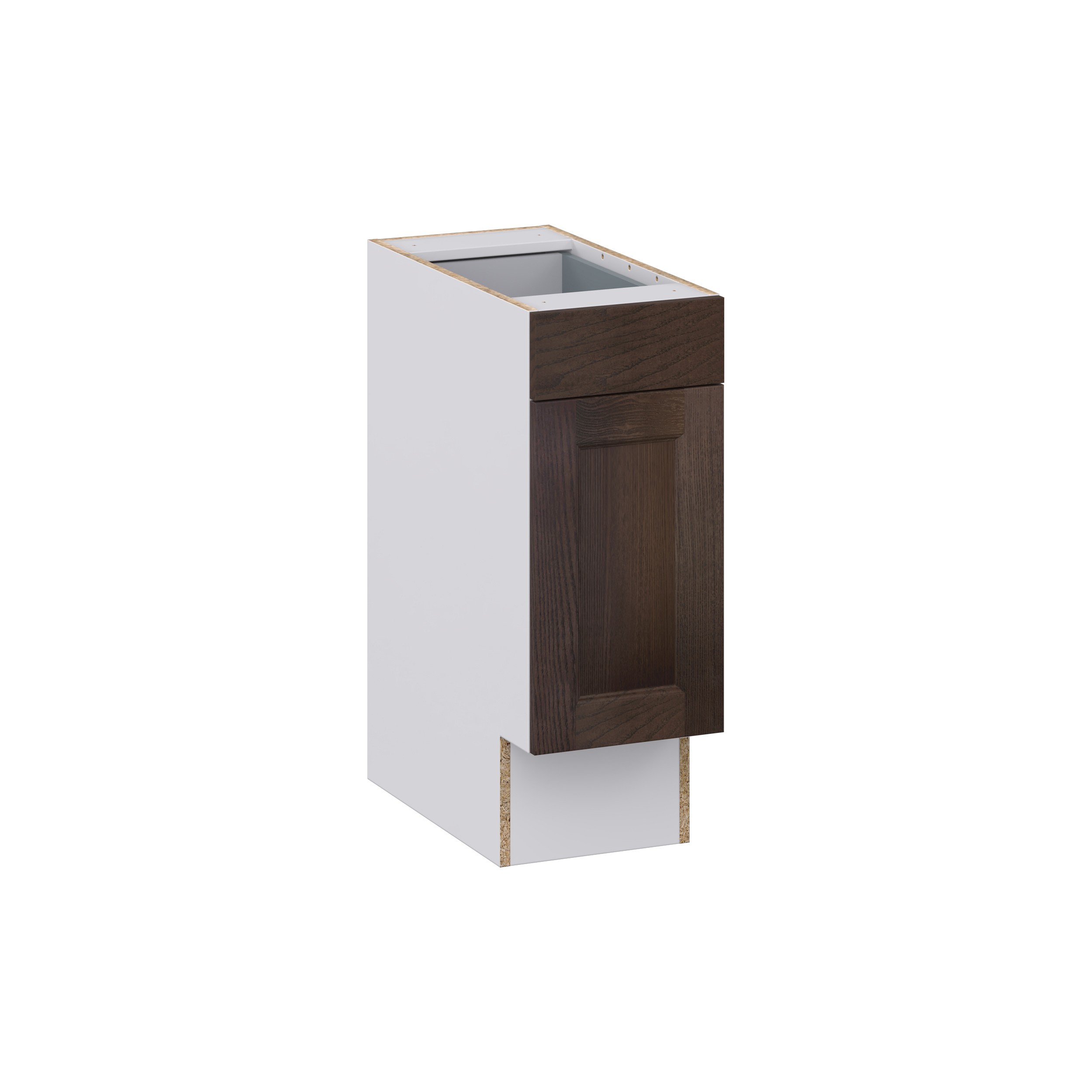 J COLLECTION Lincoln Chestnut Solid Wood Assembled 24 in. W x 32.5 in. H x 23.75 in. D Accessible ADA Base Cabinet with 1 Drawer
