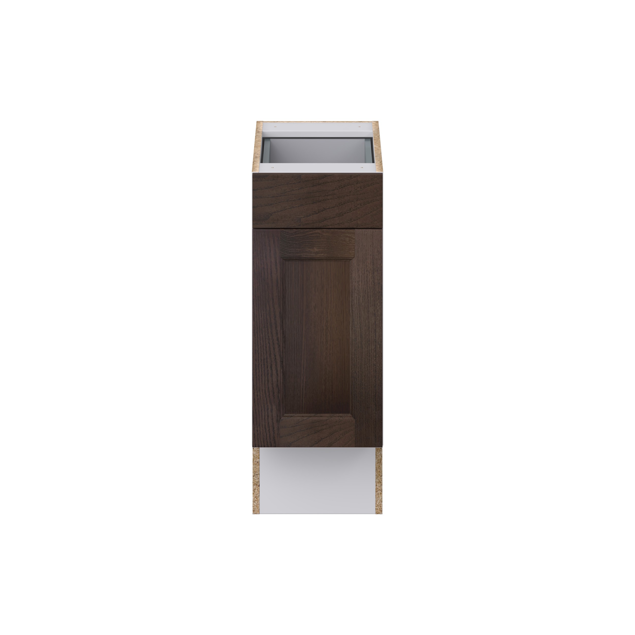 J COLLECTION Lincoln Chestnut Solid Wood Assembled 24 in. W x 32.5 in. H x 23.75 in. D Accessible ADA Base Cabinet with 1 Drawer