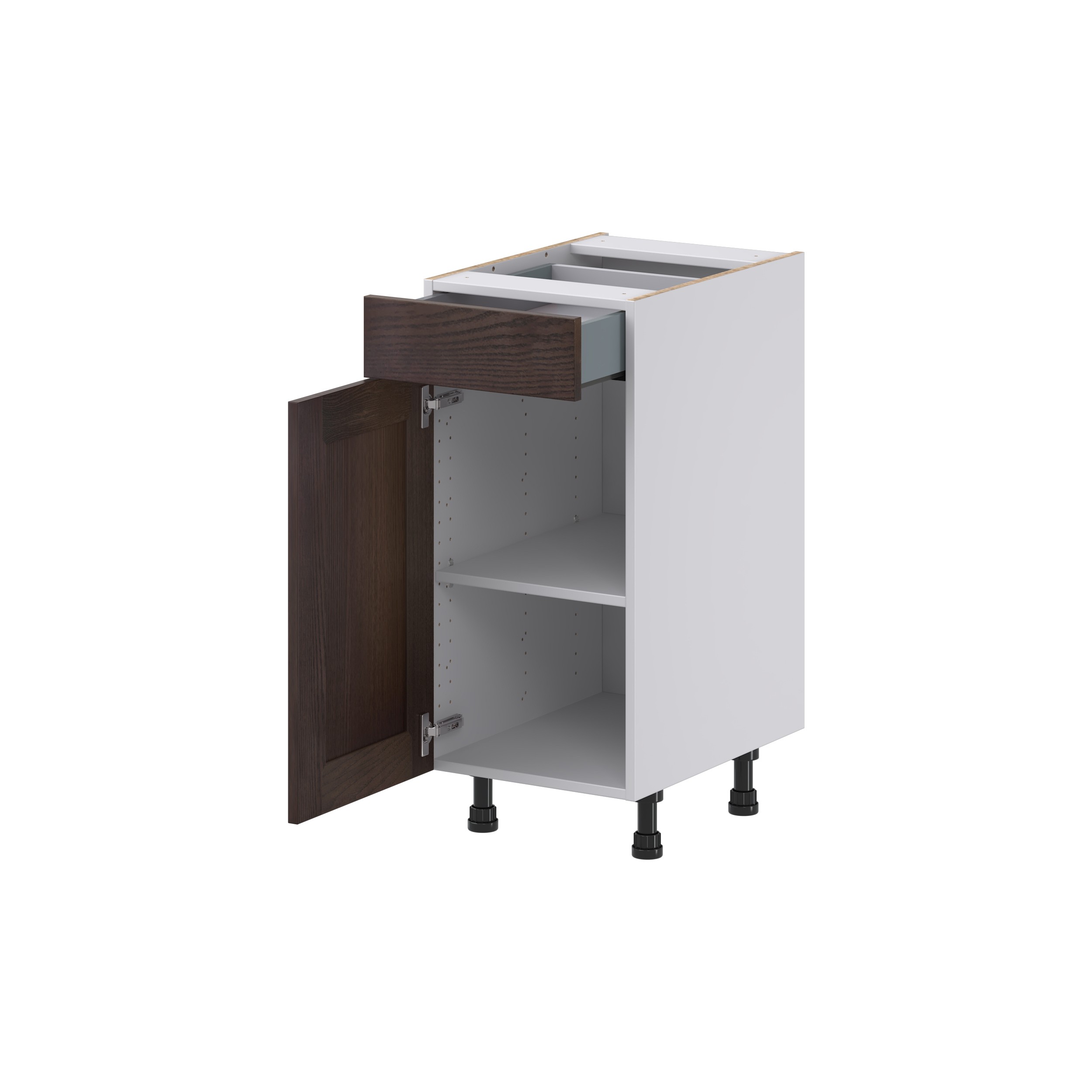 Lincoln Chestnut Solid Wood Assembled 15 in. W x 34.5 in. H x 21 in. D Vanity Base Cabinet with 1 Drawer
