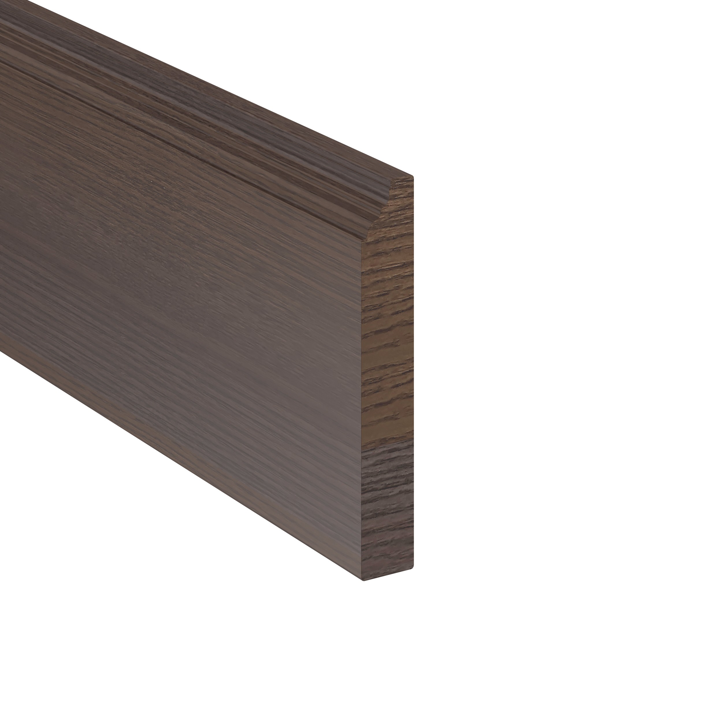 0.83 in. W x 96 in. H x 4.61 in. D Lincoln Chestnut Solid Wood Furniture Base Moulding