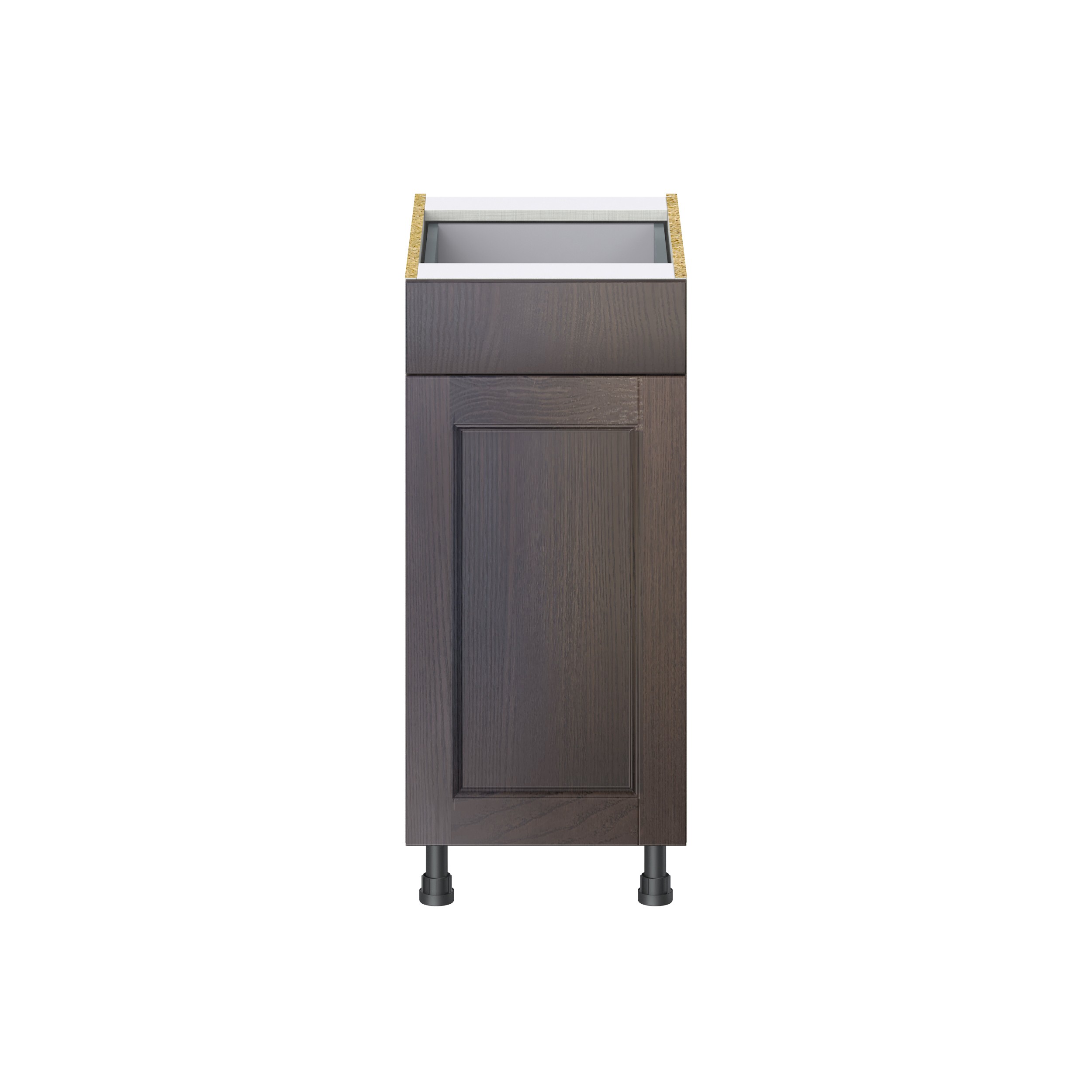 Lincoln Chestnut Solid Wood Assembled Base Kitchen Cabinet With a Pull Out (15 in. W x 34.5 in. H x 24 in. D)