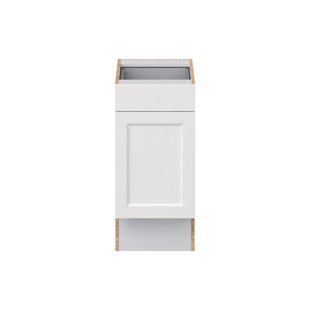 Alton Painted White Recessed Assembled 15 in. W x 32.5 in. H x 23.75 in. D Accessible ADA 1 Drawer Base Kitchen Cabinet