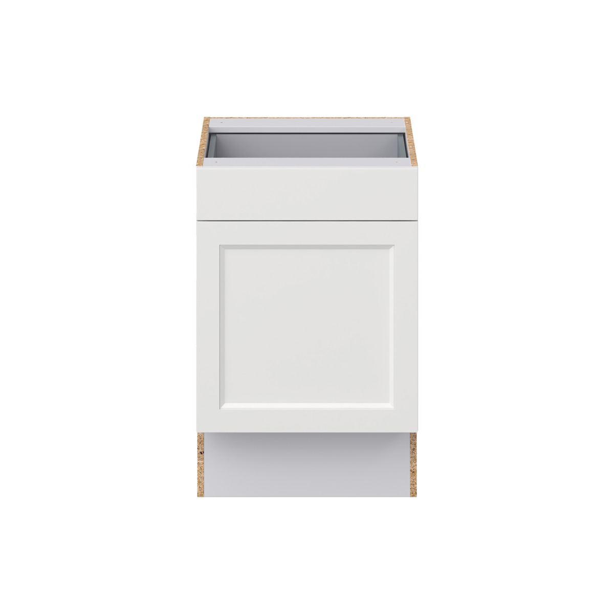 Alton Painted White Recessed Assembled 21 in. W x 32.5 in. H x 23.75 in. D Accessible ADA 1 Drawer Base Kitchen Cabinet