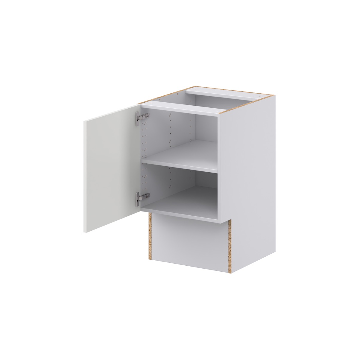 Alton Painted White Recessed Assembled 18 in. W x 30 in. H x 21 in. D Accessible ADA Vanity Base Kitchen Cabinet