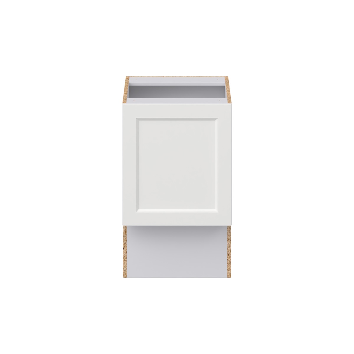 Alton Painted White Recessed Assembled 18 in. W x 30 in. H x 21 in. D Accessible ADA Vanity Base Kitchen Cabinet