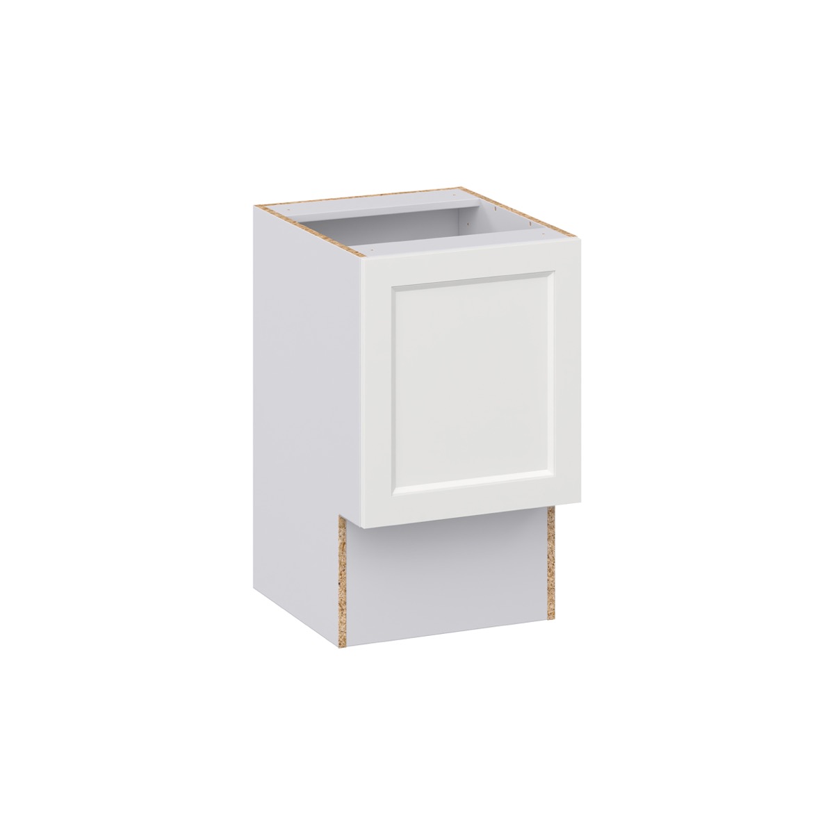 Alton Painted White Recessed Assembled 18 in. W x 30 in. H x 21 in. D Accessible ADA Vanity Base Kitchen Cabinet